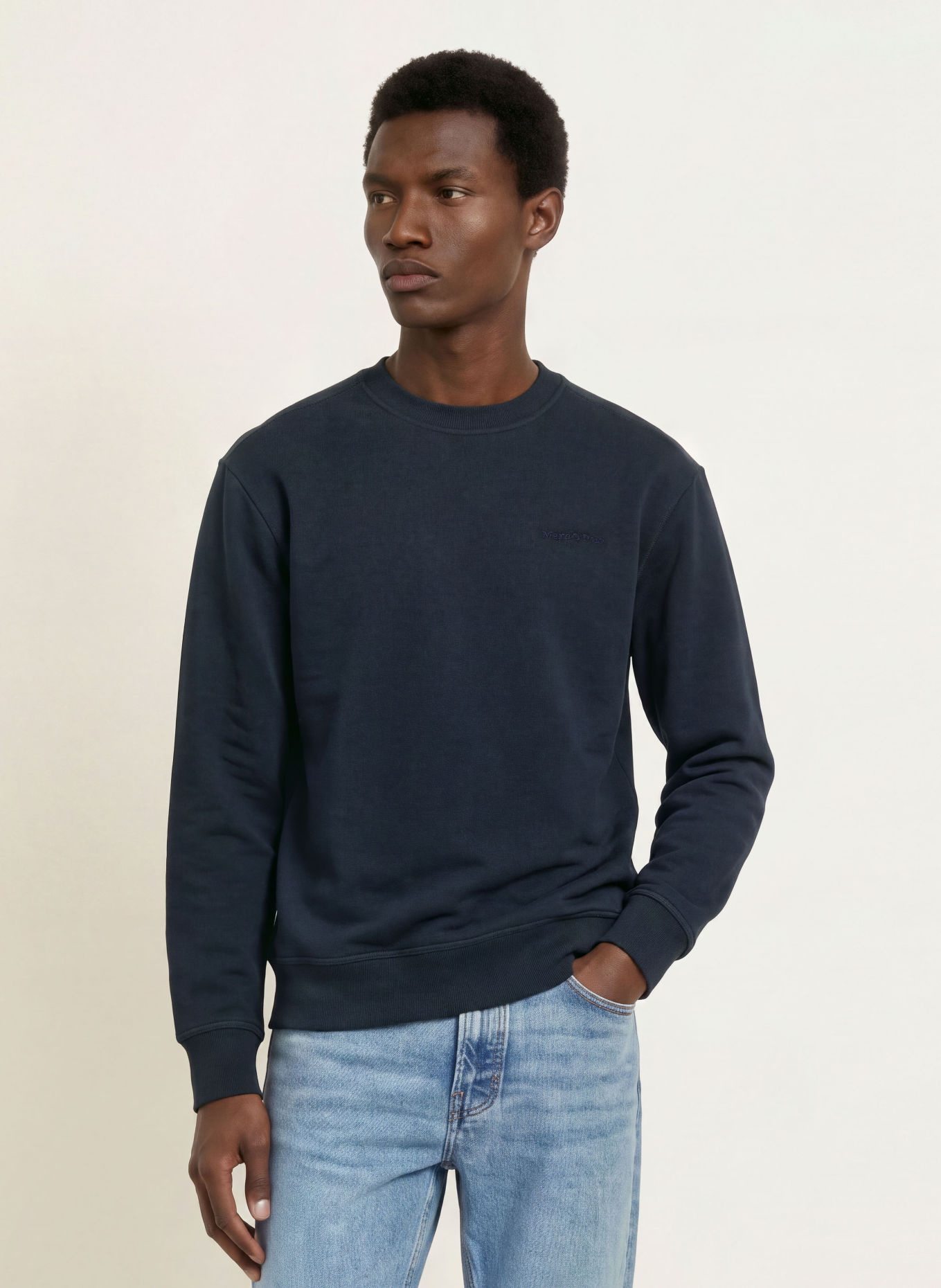 Marc O'Polo Sweatshirt: DUNKELBLAU
