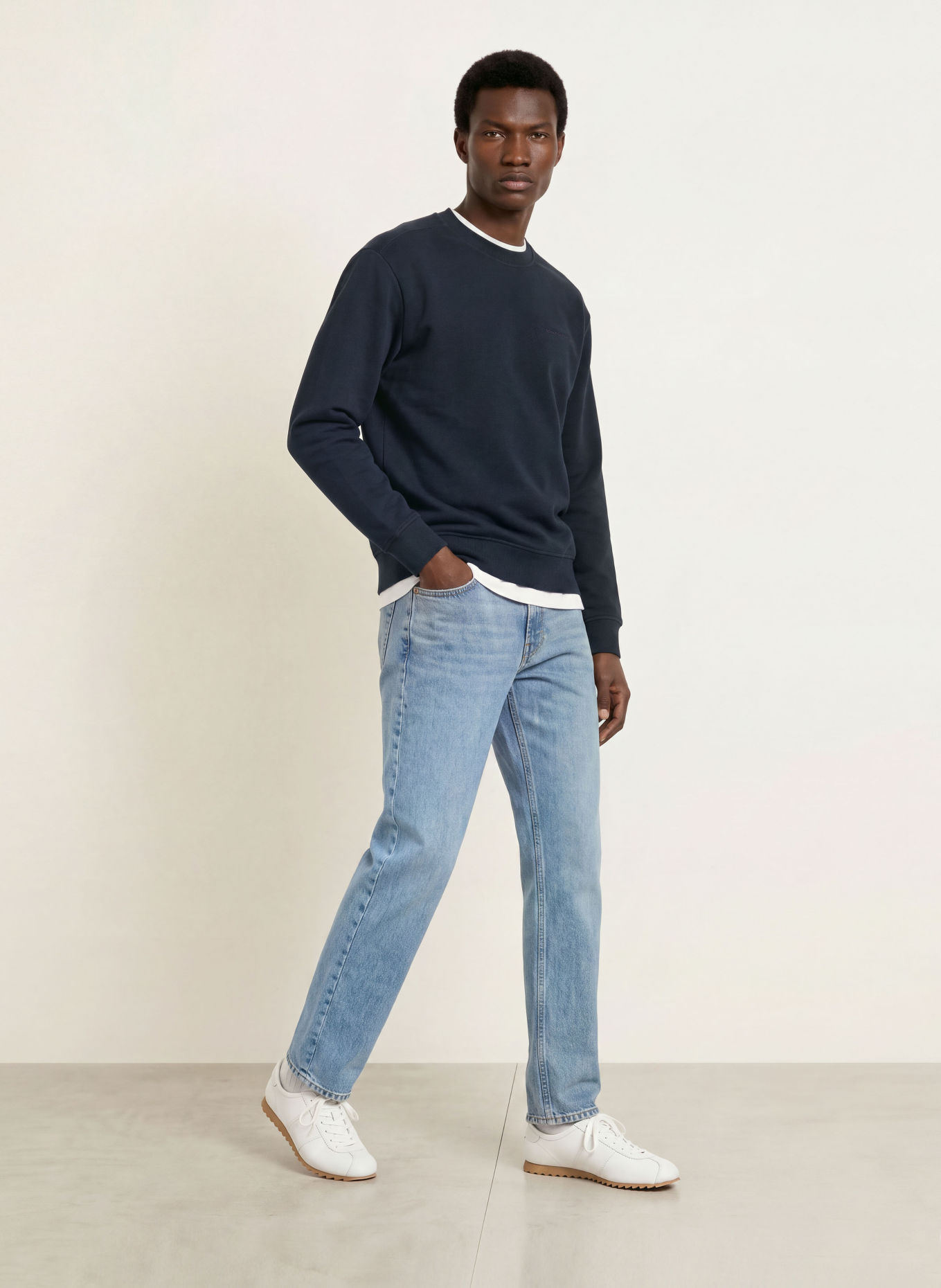 Marc O'Polo Sweatshirt: DUNKELBLAU