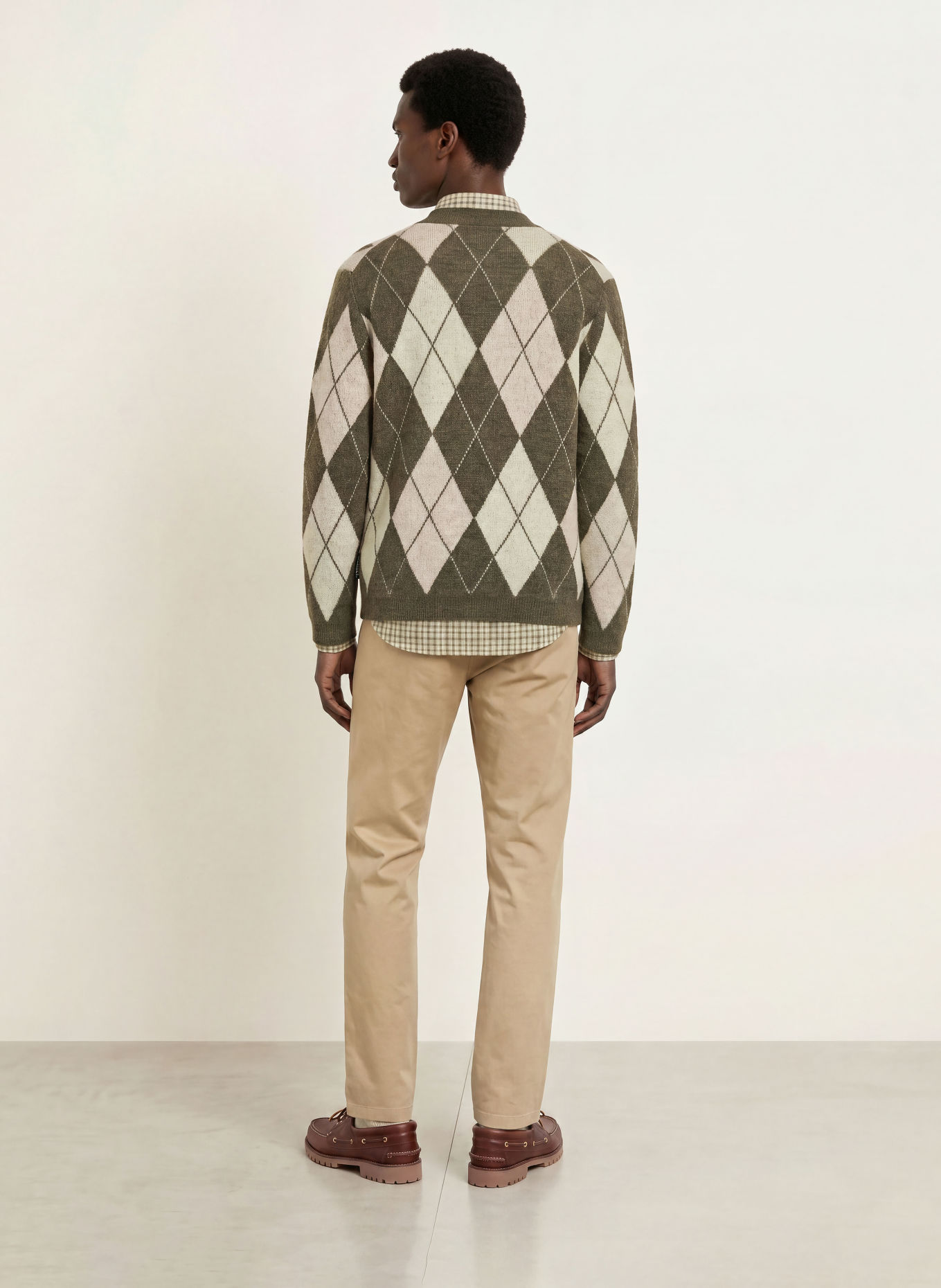 Marc O'Polo Strickjacke: KHAKI / HELLROSA / HELLGELB