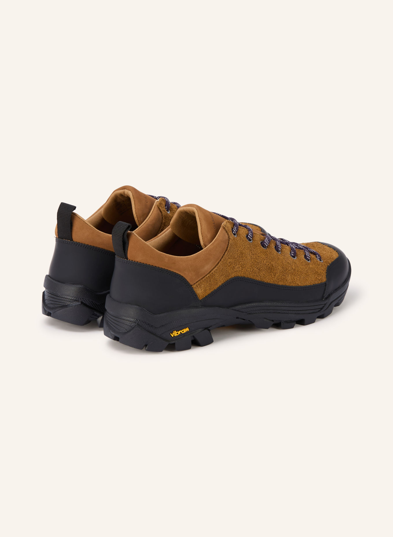 GARMENT PROJECT Sneaker NEVE: COGNAC / SCHWARZ
