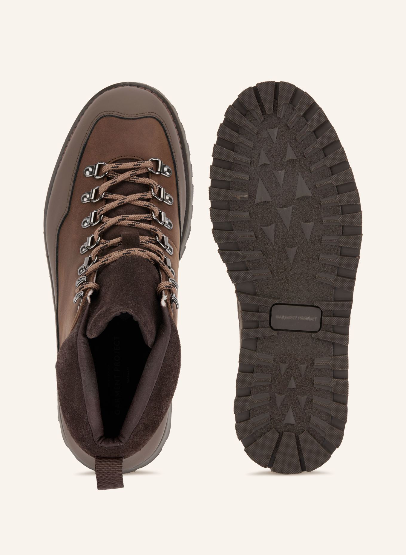 GARMENT PROJECT Schnürboots DUNE: DUNKELBRAUN