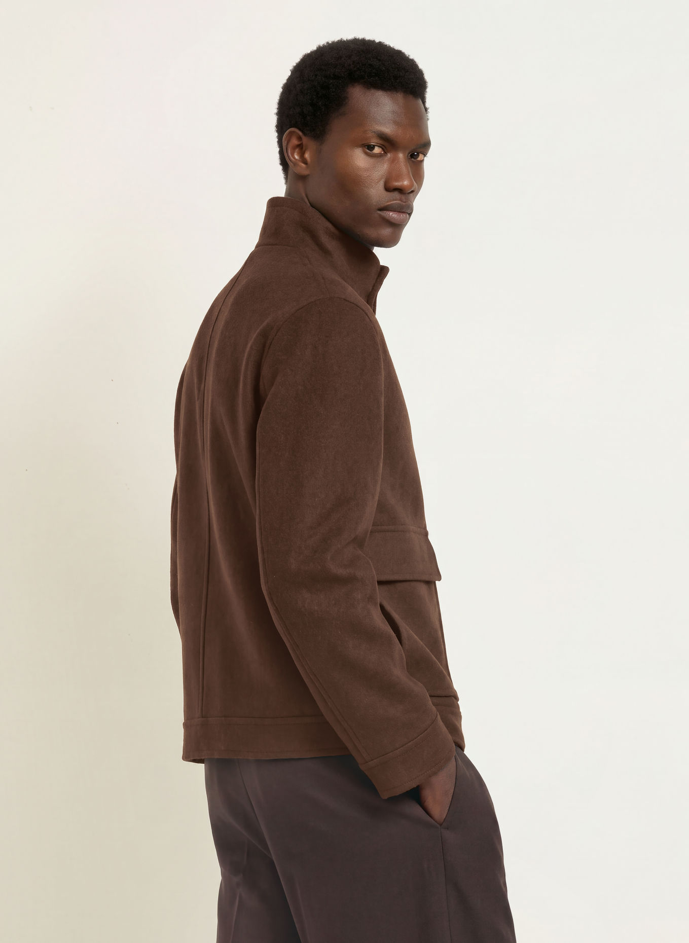 DUNO Overjacket LEAR ROMA: MARRON FONCÉ