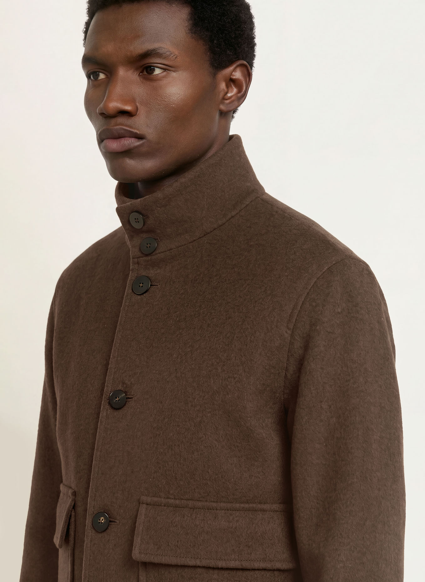 DUNO Overjacket LEAR ROMA: MARRON FONCÉ