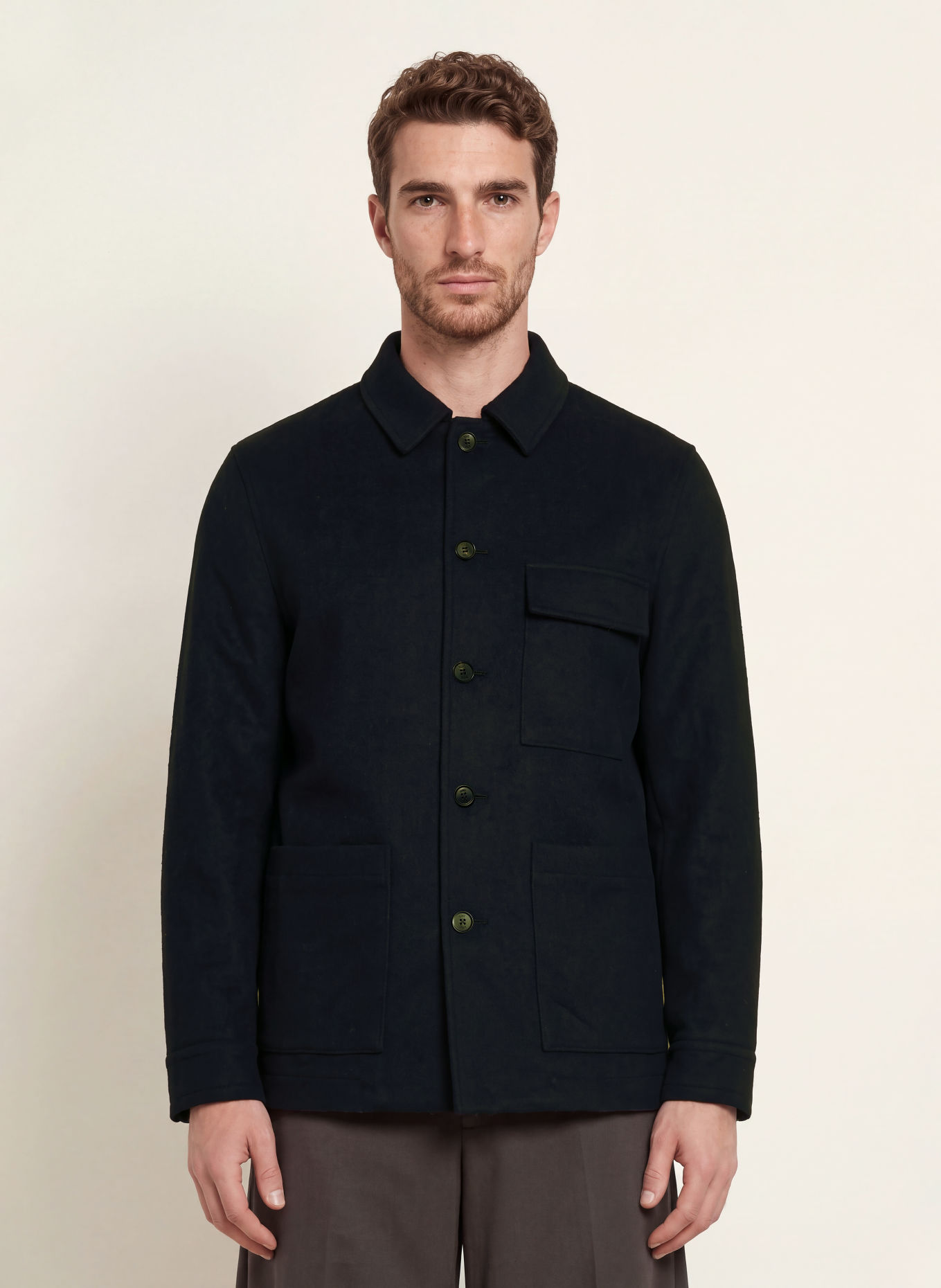 DUNO Overjacket SUNIL PRATO: DUNKELBLAU