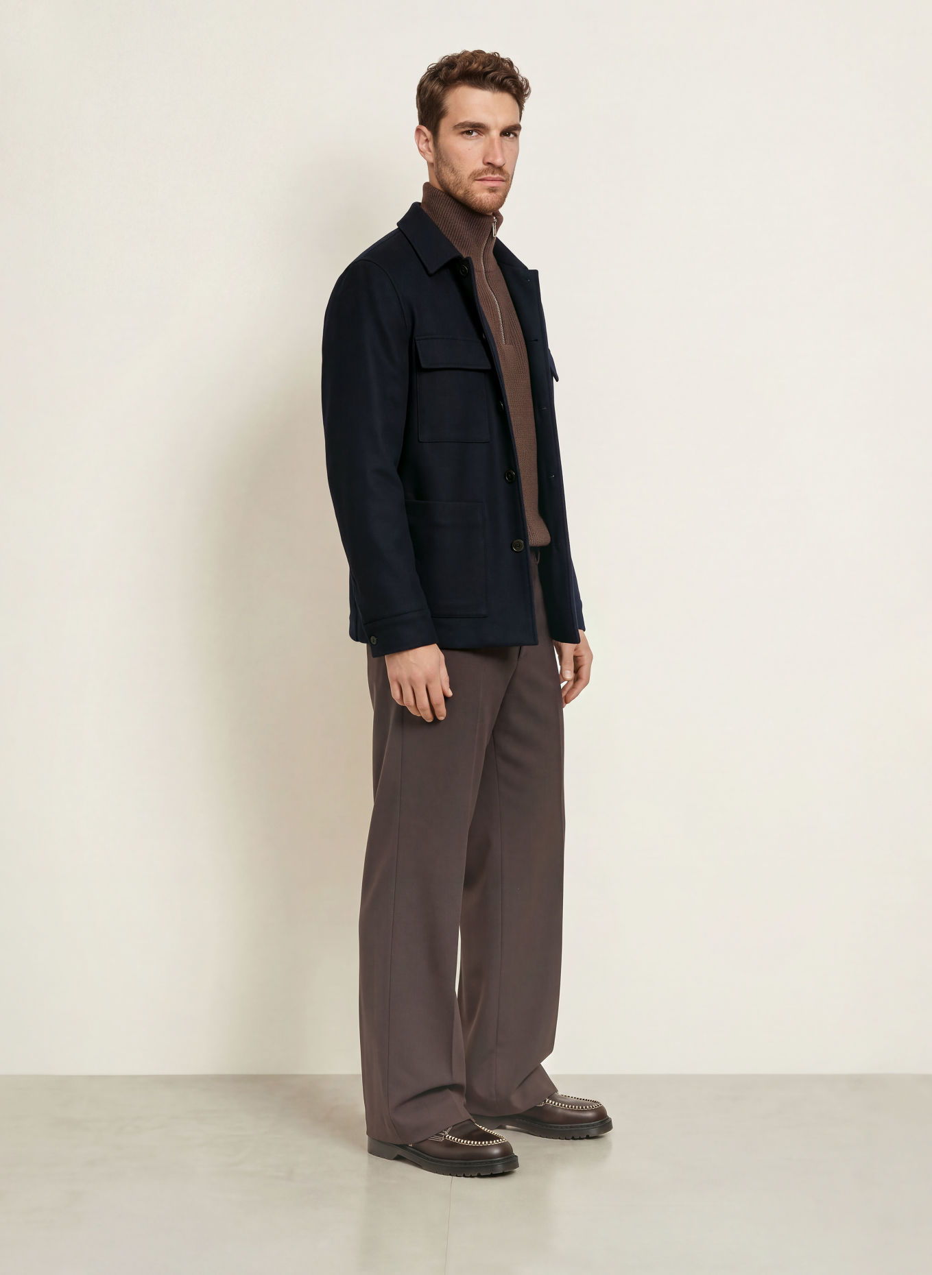 DUNO Overjacket SUNIL PRATO: DUNKELBLAU