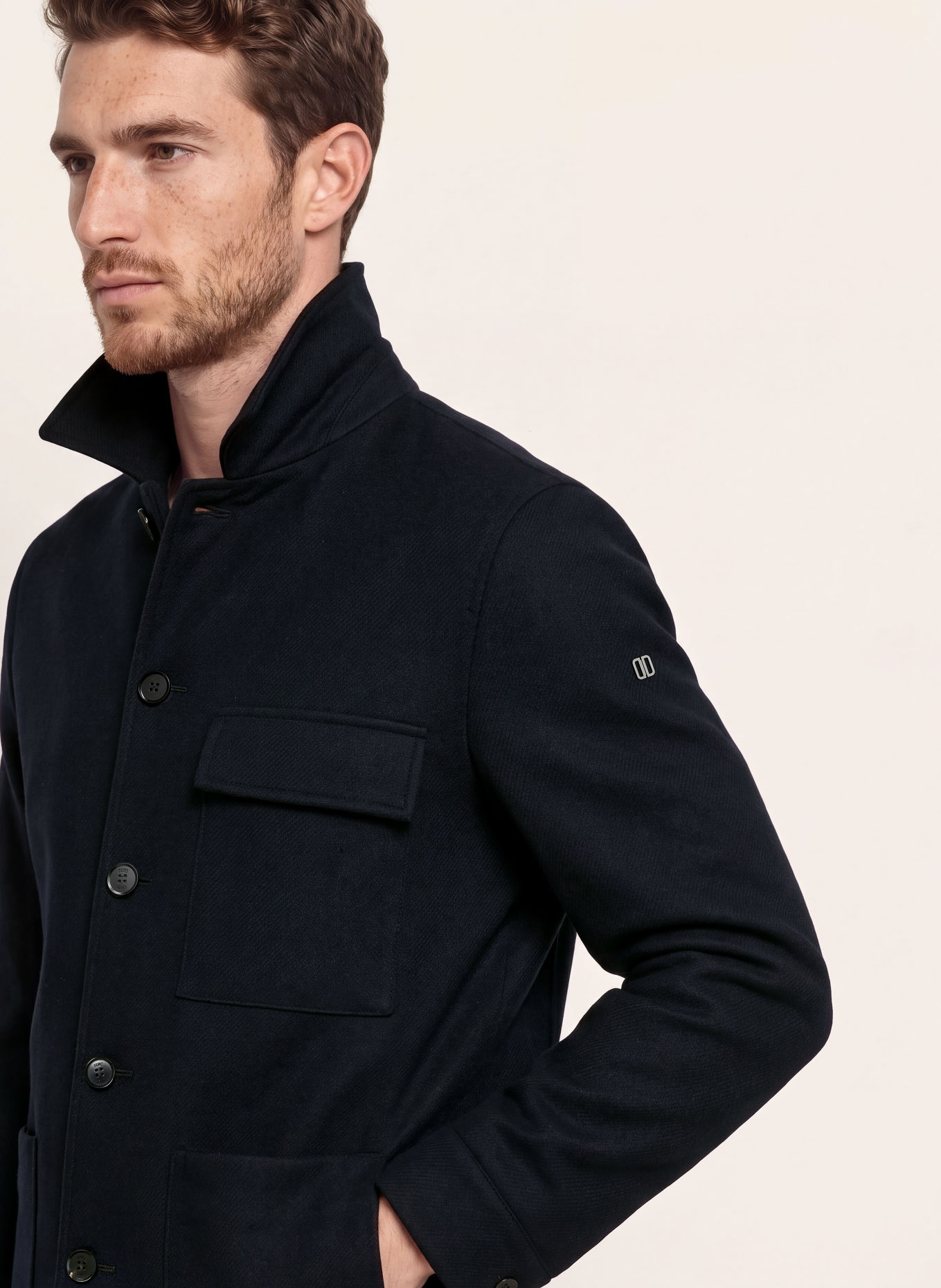 DUNO Overjacket SUNIL PRATO: DUNKELBLAU