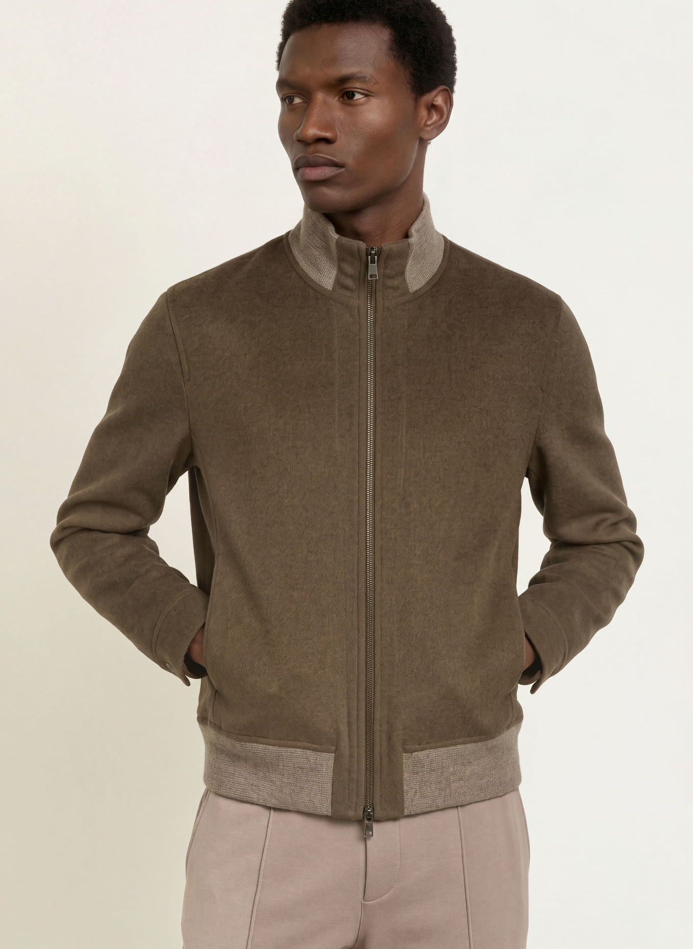 DUNO Blouson NYRO LAZISE: TAUPE / BEIGE