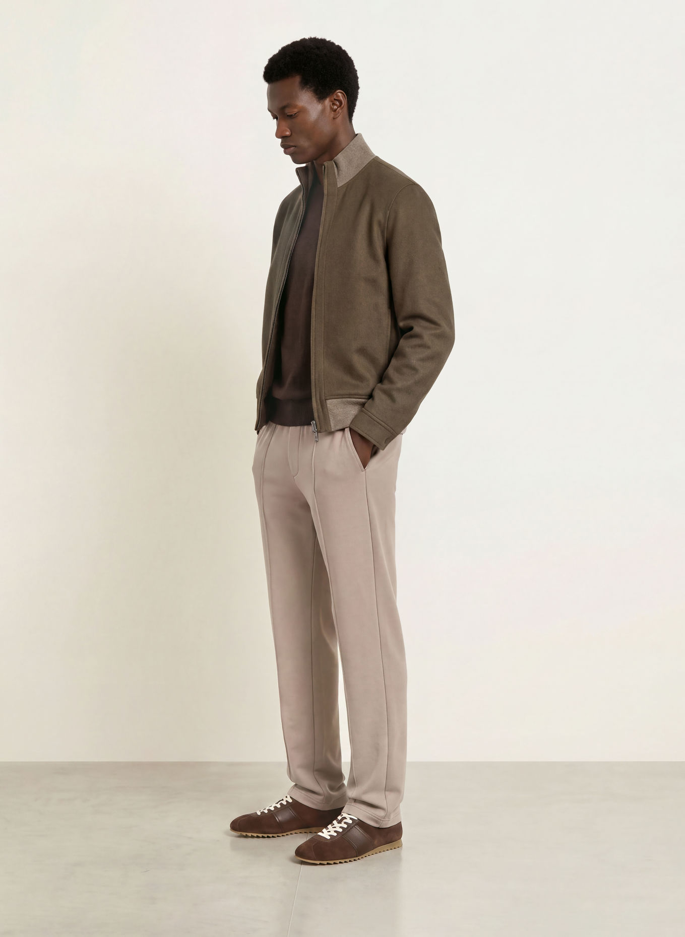 DUNO Blouson NYRO LAZISE: TAUPE / BEIGE