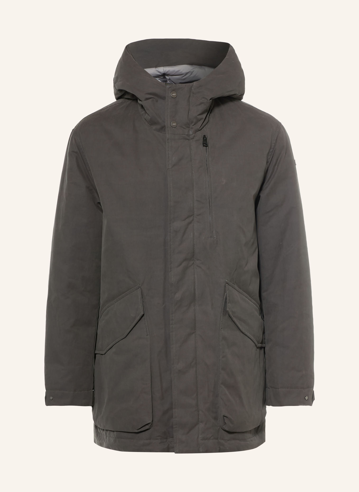 DUNO Dunparkas HOSHI LEVANTO: GRÅ