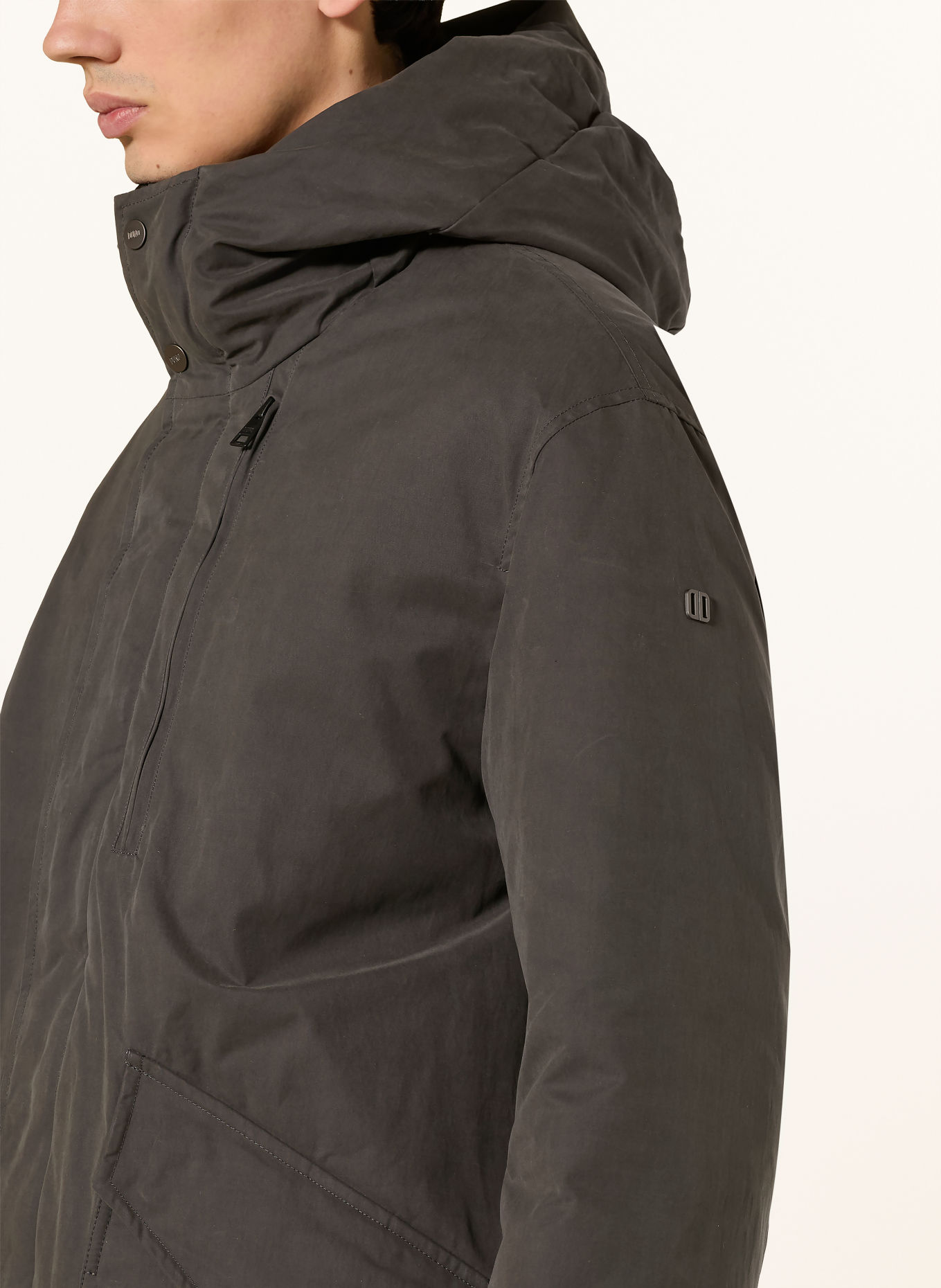 DUNO Dunparkas HOSHI LEVANTO: GRÅ