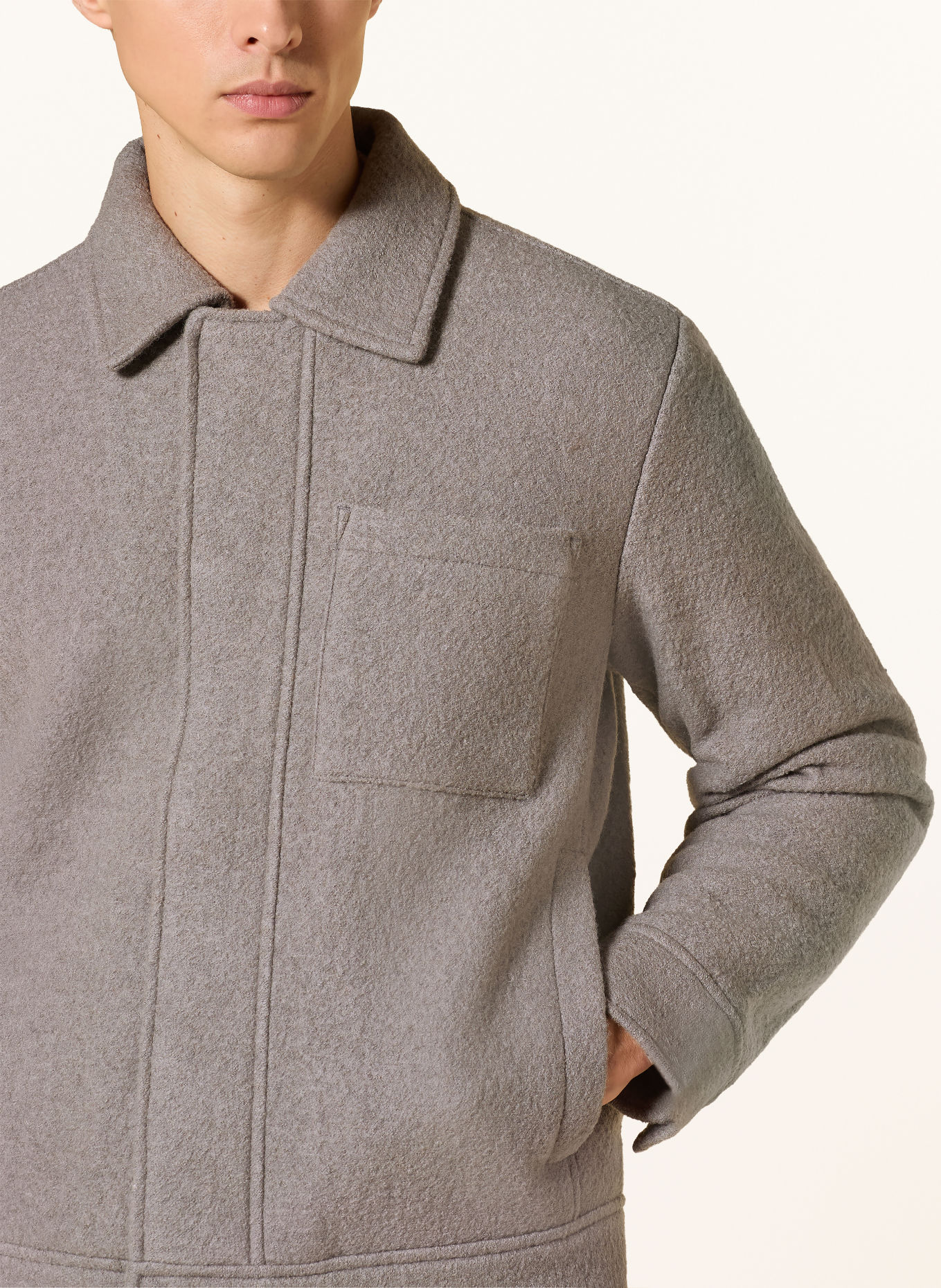 Marc O'Polo Overshirt: GRÅ