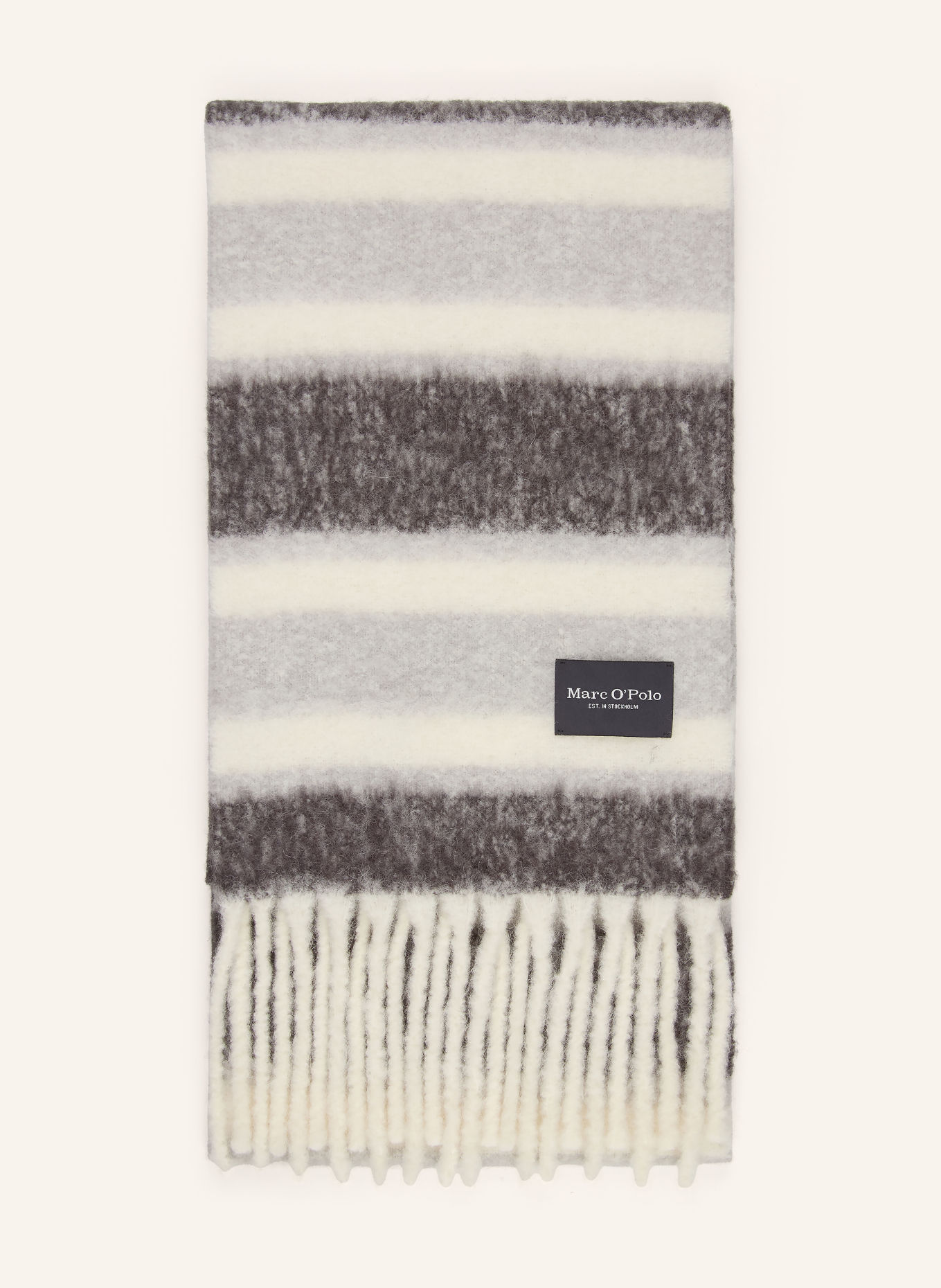 Marc O'Polo Scarves: GRAY / CREAM / DARK GRAY