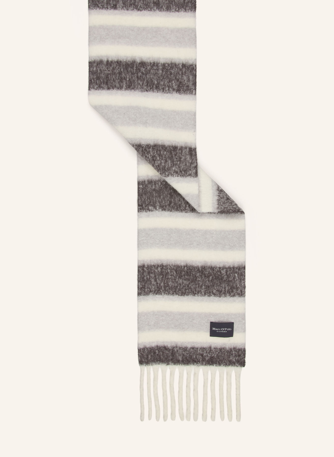 Marc O'Polo Scarves: GRAY / CREAM / DARK GRAY