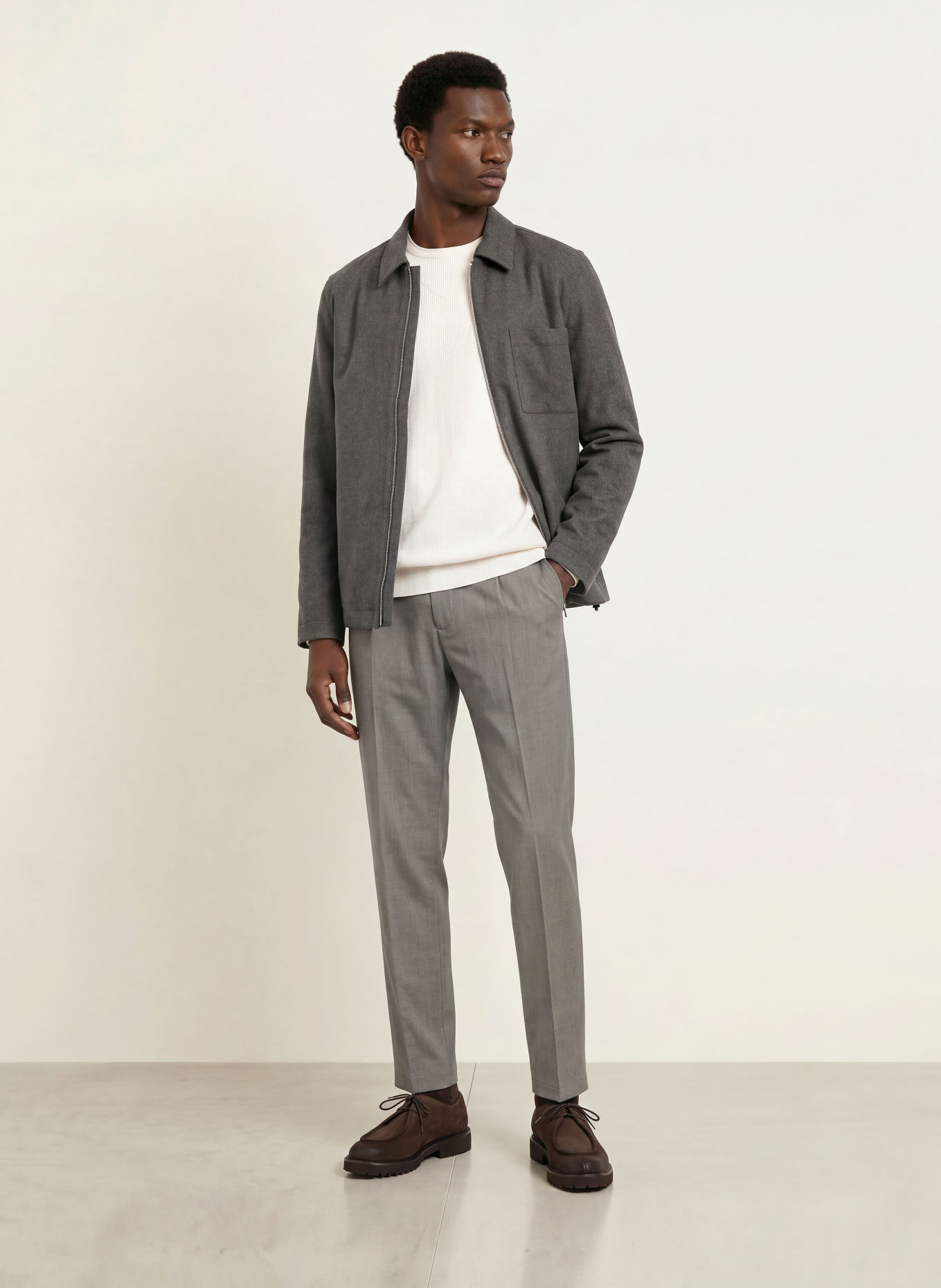 Marc O'Polo Overshirt: DARK GRAY