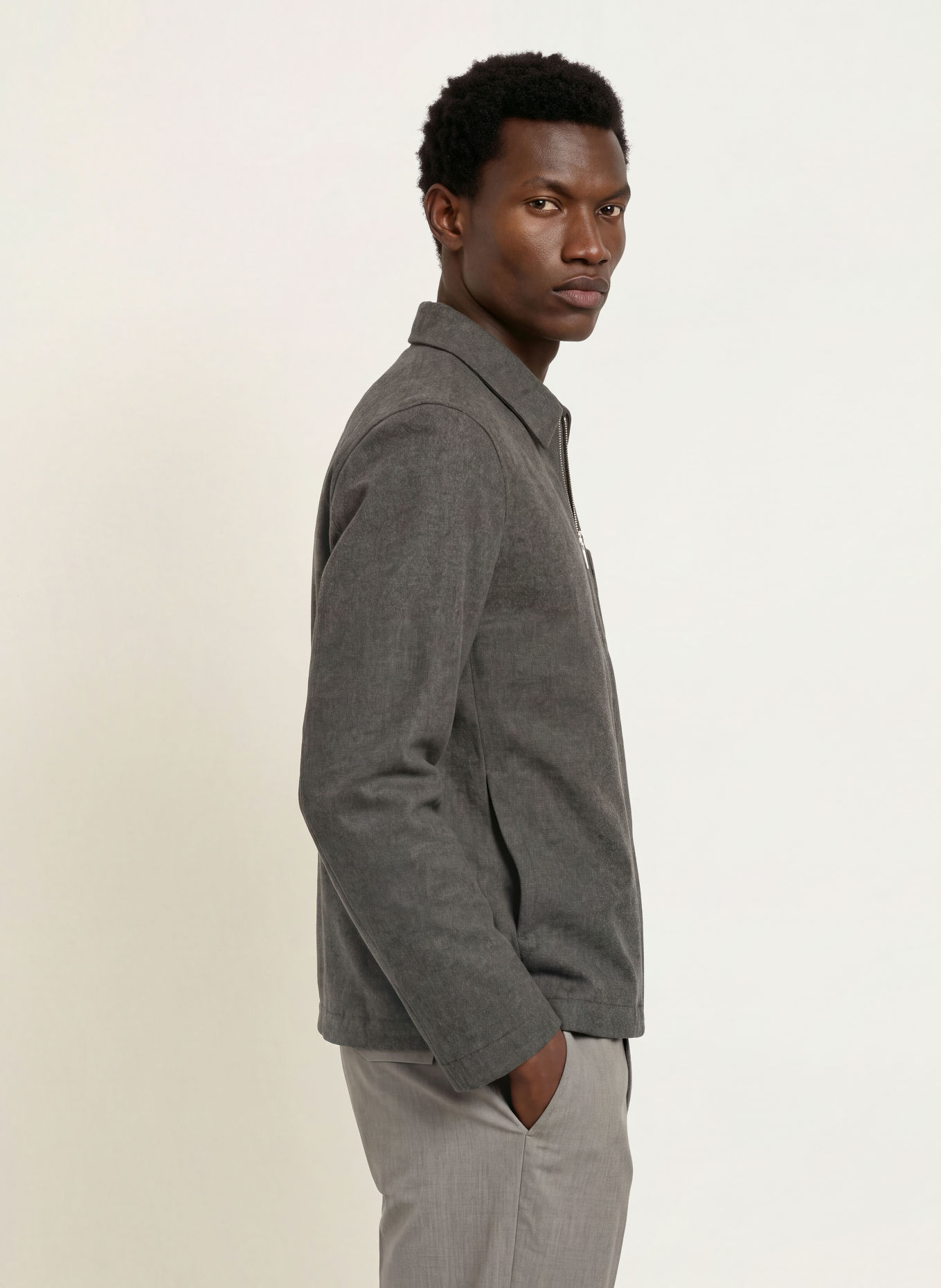 Marc O'Polo Overshirt: DARK GRAY