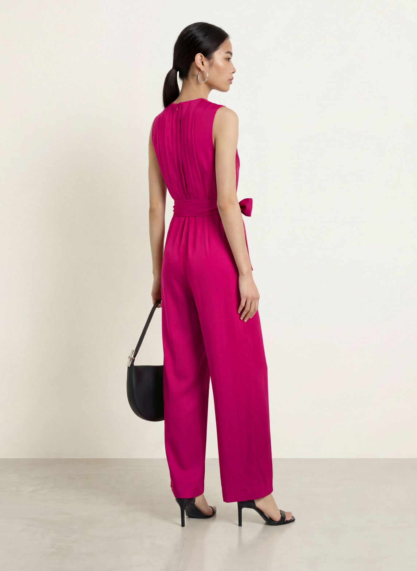 Phase Eight Combinaison JANINE à plis: FUCHSIA
