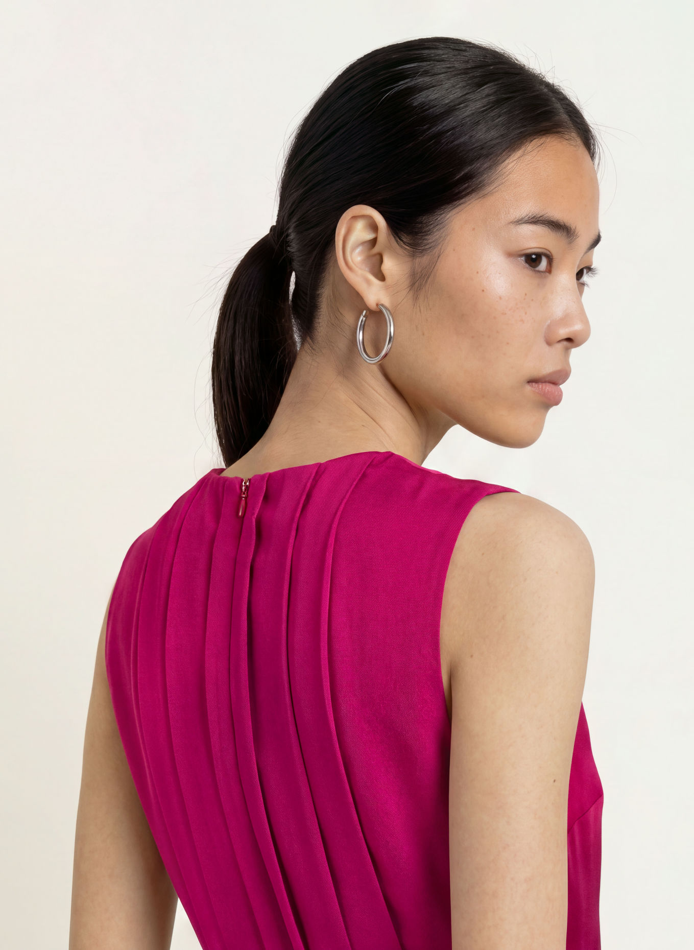 Phase Eight Combinaison JANINE à plis: FUCHSIA