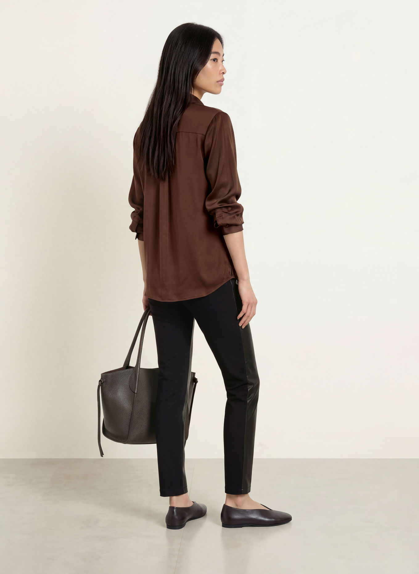 Phase Eight 7/8-Hose ALORA im Materialmix: SCHWARZ