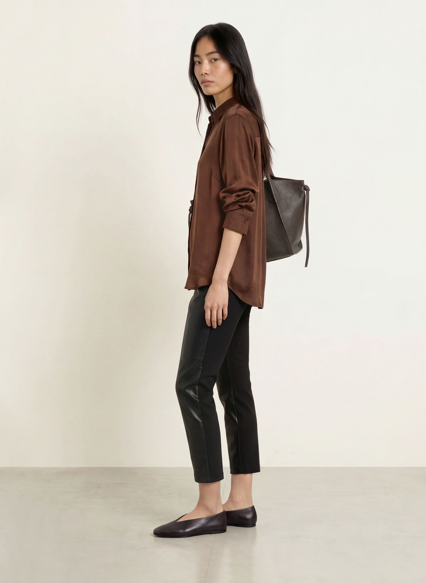 Phase Eight 7/8-Hose ALORA im Materialmix: SCHWARZ