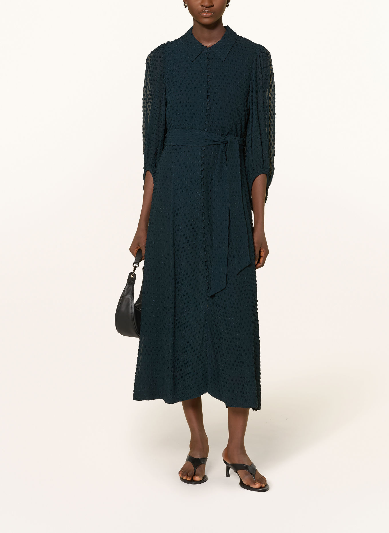 Phase Eight Hemdblusenkleid MAEVE mit 3/4-Arm: PETROL