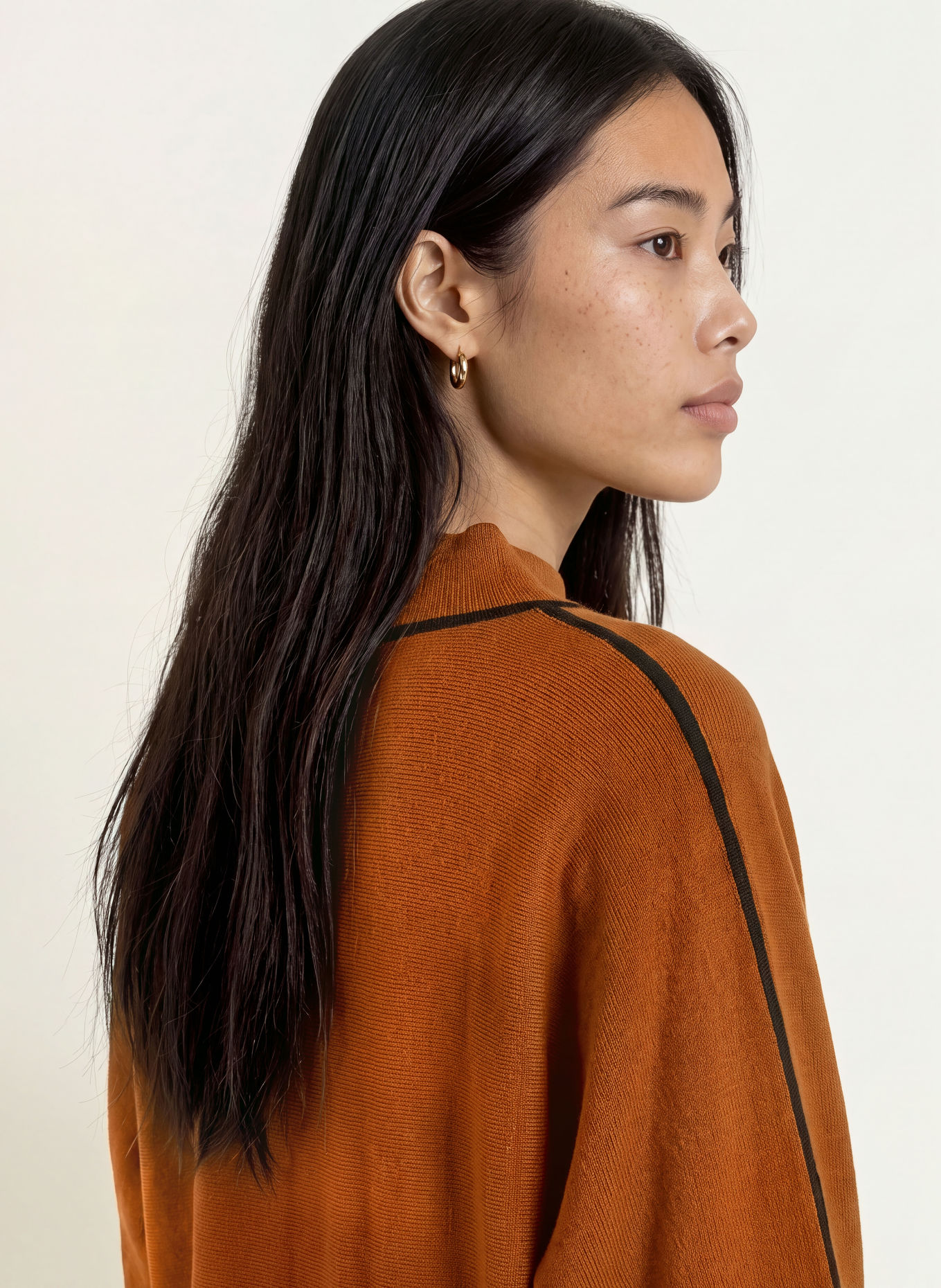 Phase Eight Gebreide jurk HALLIE: BRUIN / ZWART