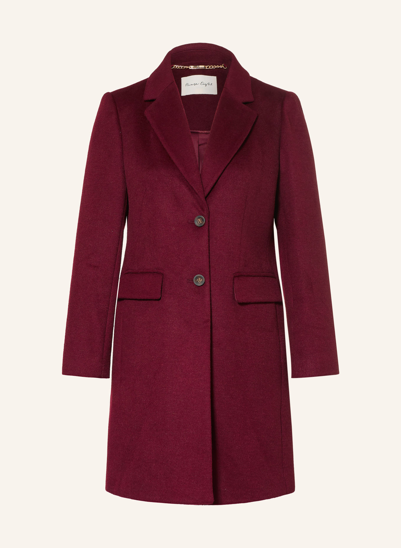 Phase Eight Manteau LYDIA: ROUGE FONCÉ