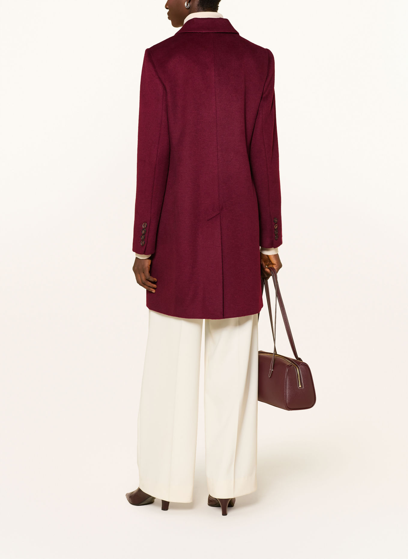 Phase Eight Manteau LYDIA: ROUGE FONCÉ