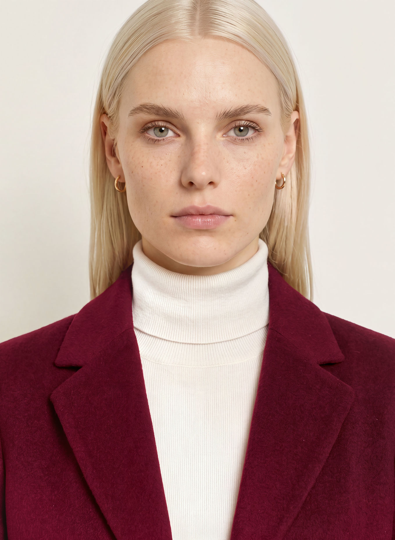 Phase Eight Manteau LYDIA: ROUGE FONCÉ