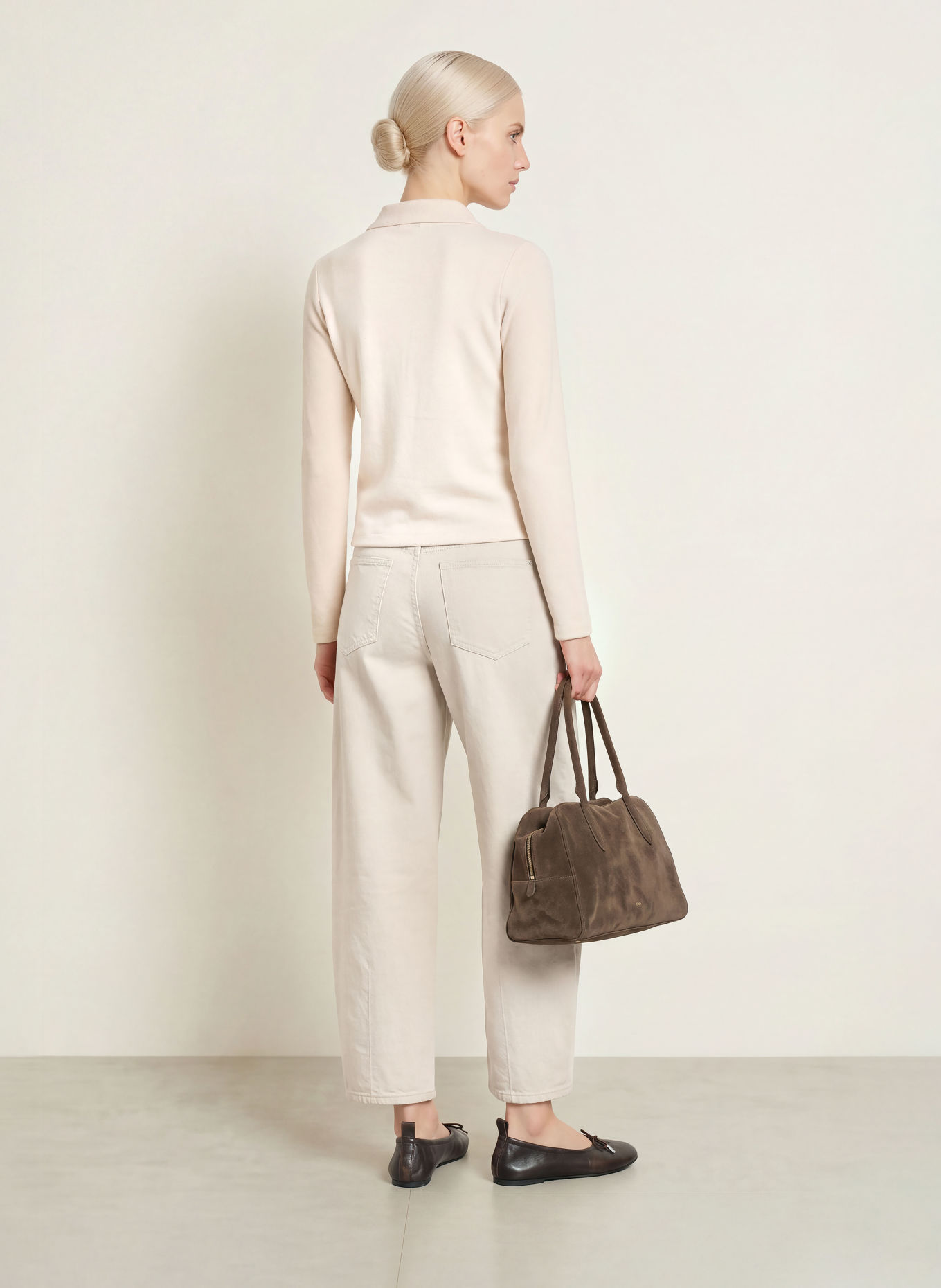 OPUS Jean barrel LOLAH NATURAL: 1006 soft cream