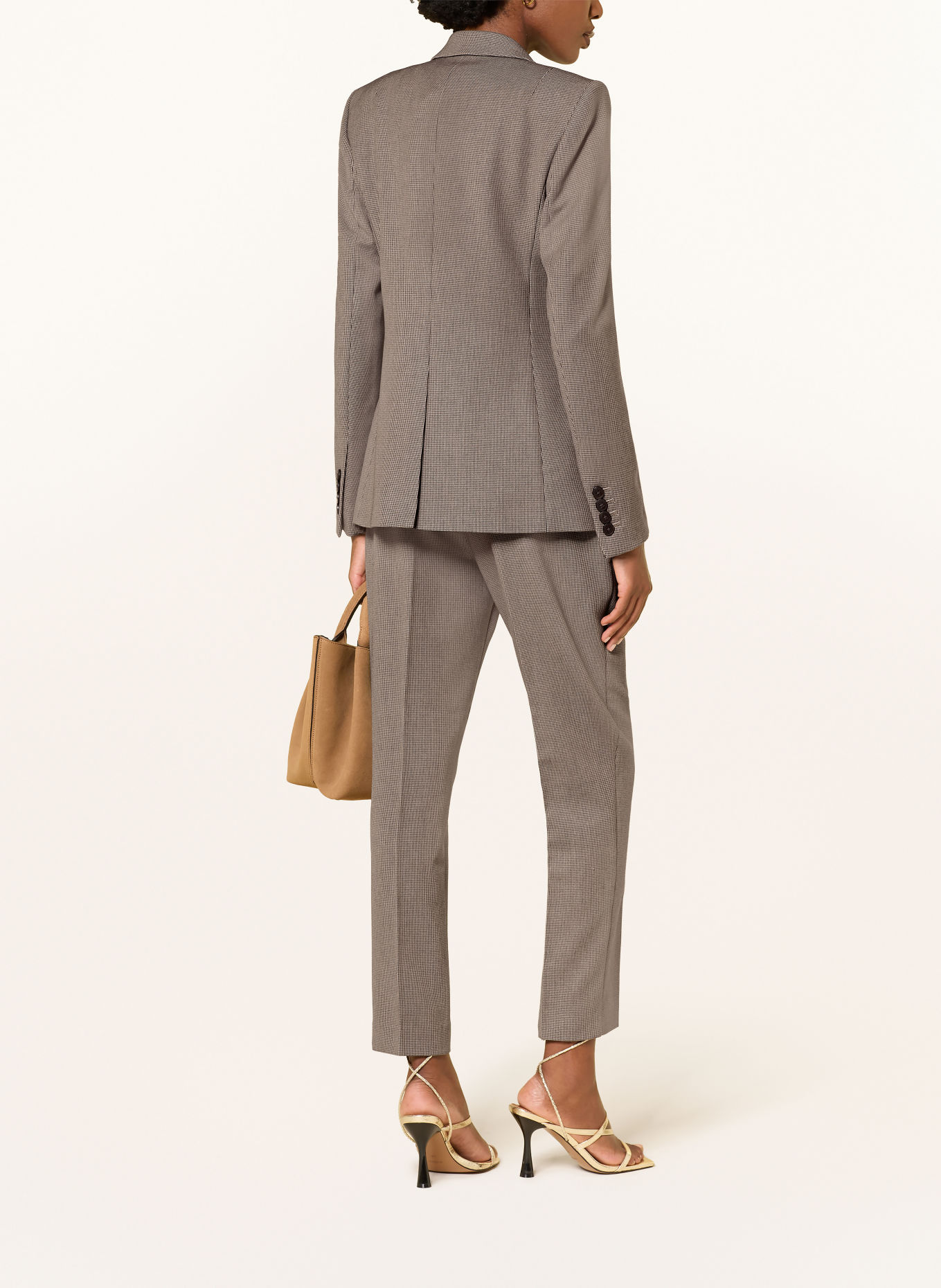 REISS Blazer GABI: NOIR / BEIGE