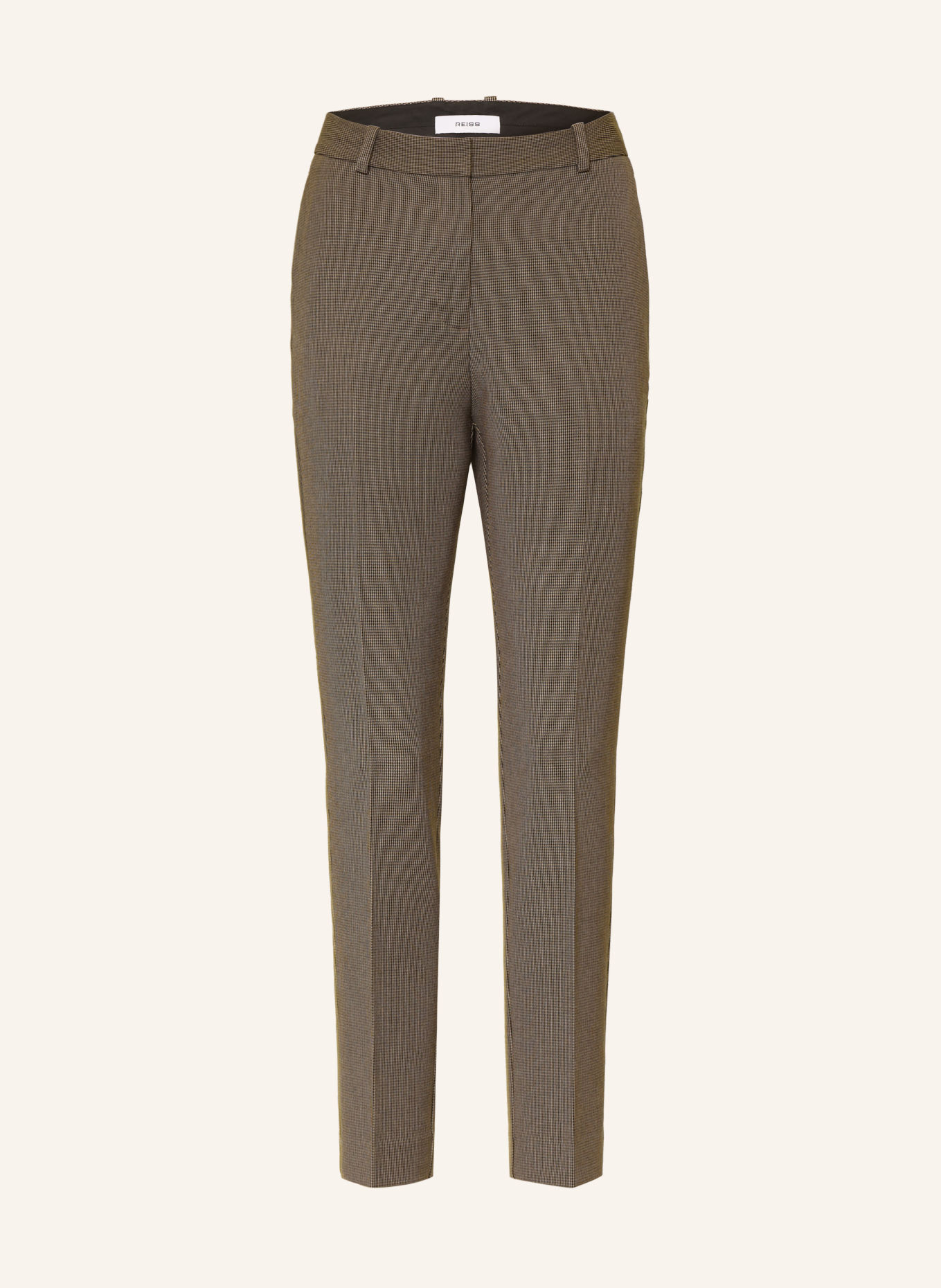 REISS Hose GABI: SCHWARZ / TAUPE