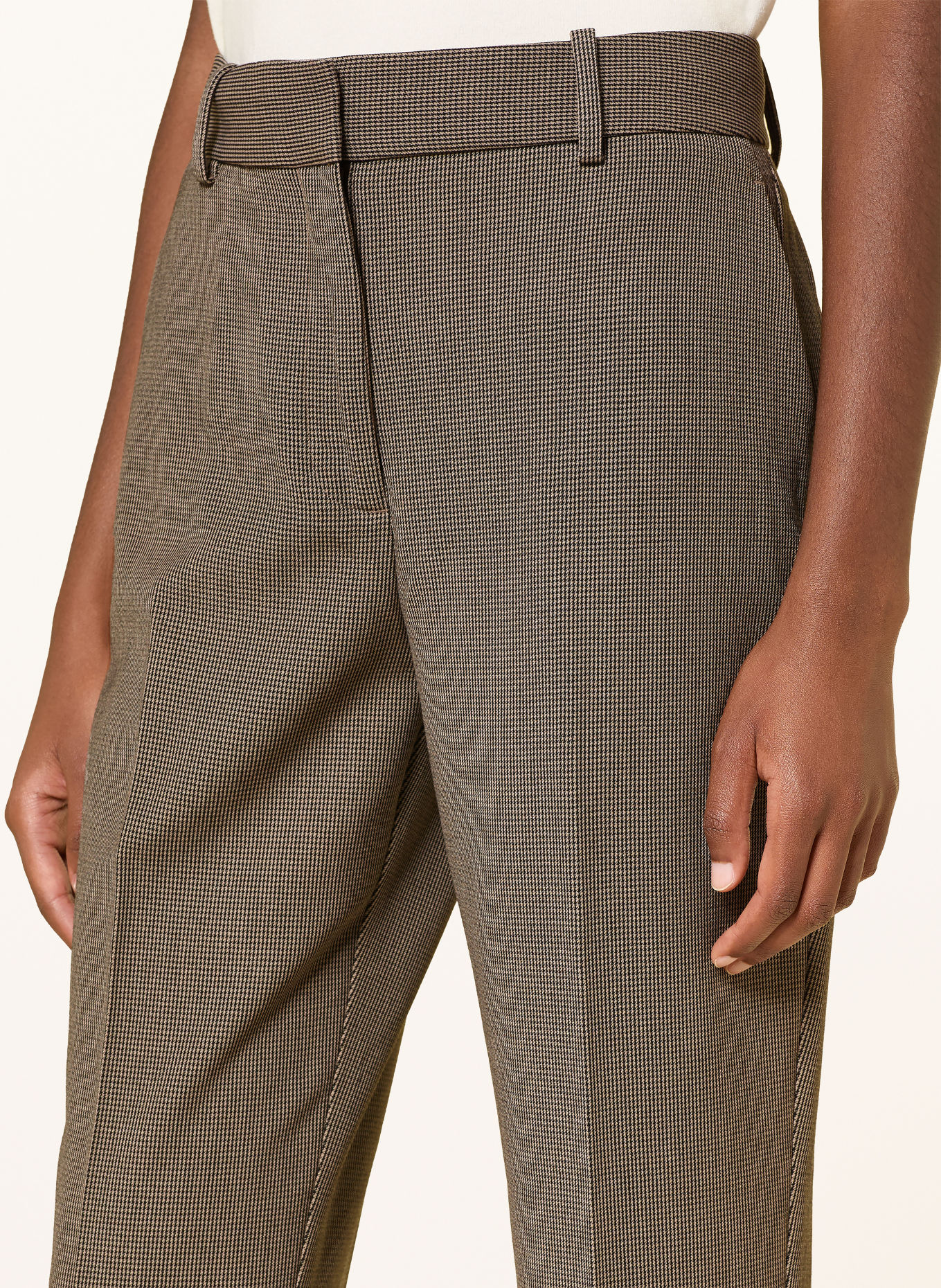 REISS Hose GABI: SCHWARZ / TAUPE