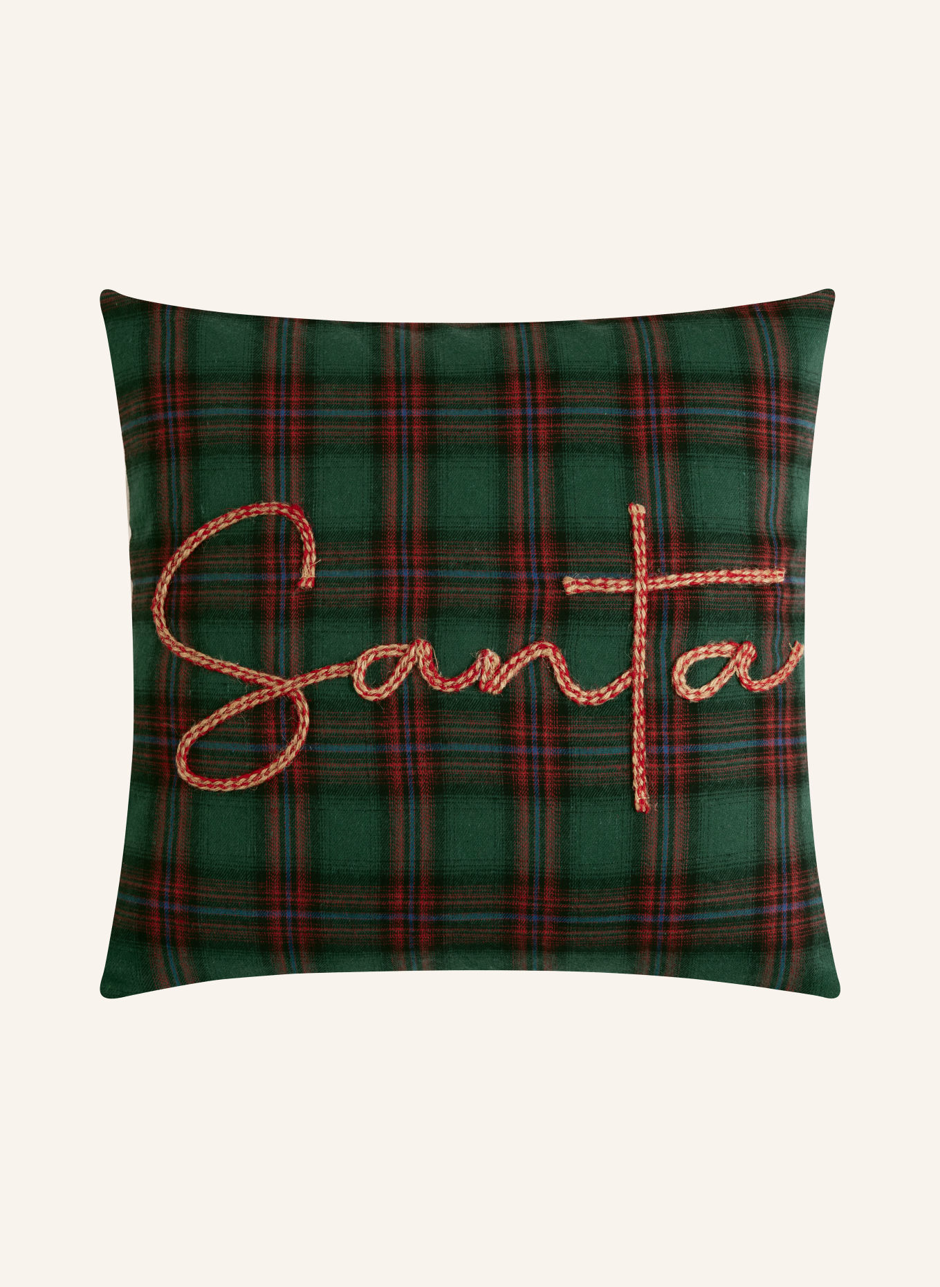 MAGMA BJÖRN Decorative cushion cover: DARK GREEN / RED / YELLOW