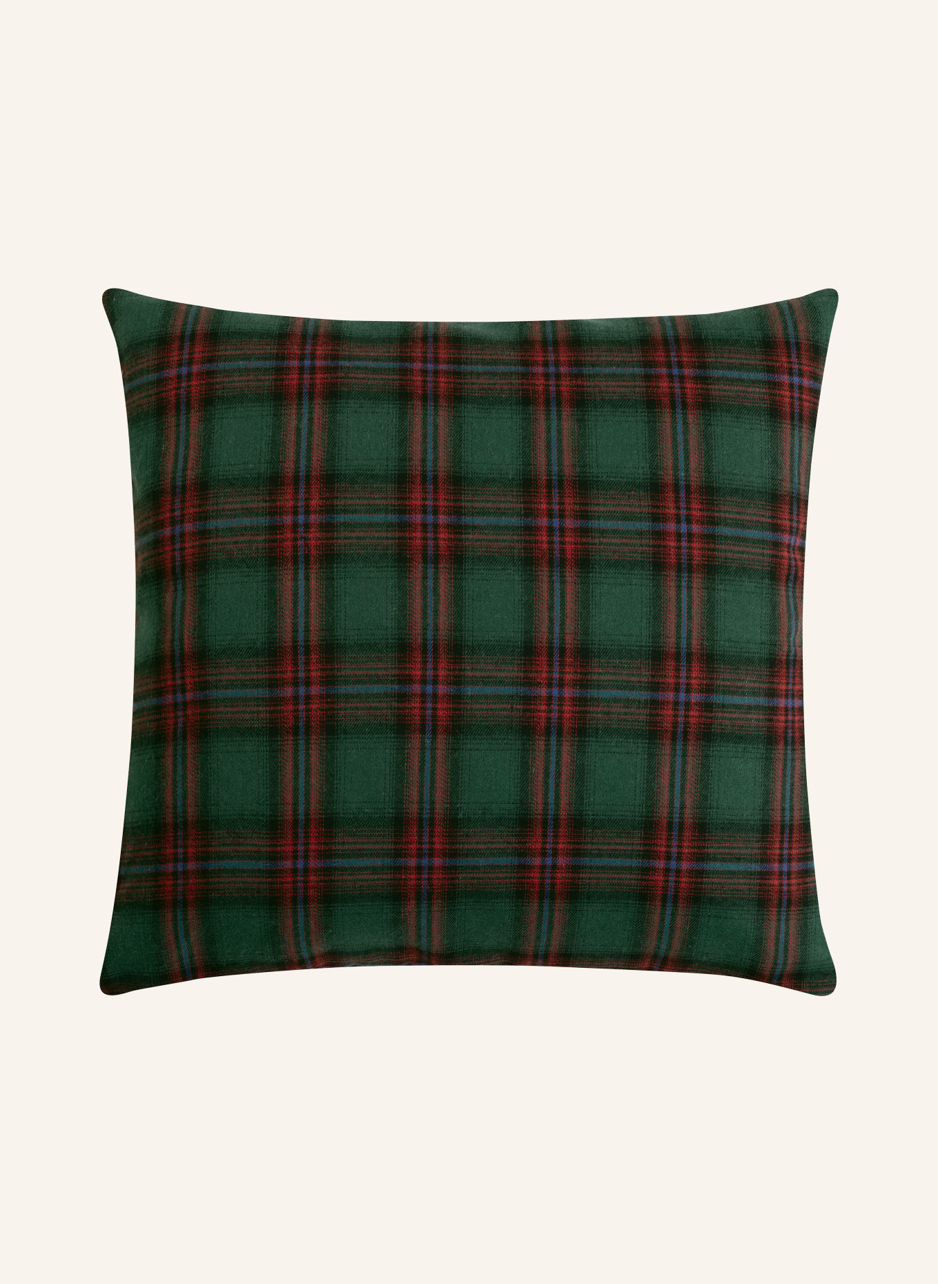 MAGMA BJÖRN Decorative cushion cover: DARK GREEN / RED / YELLOW