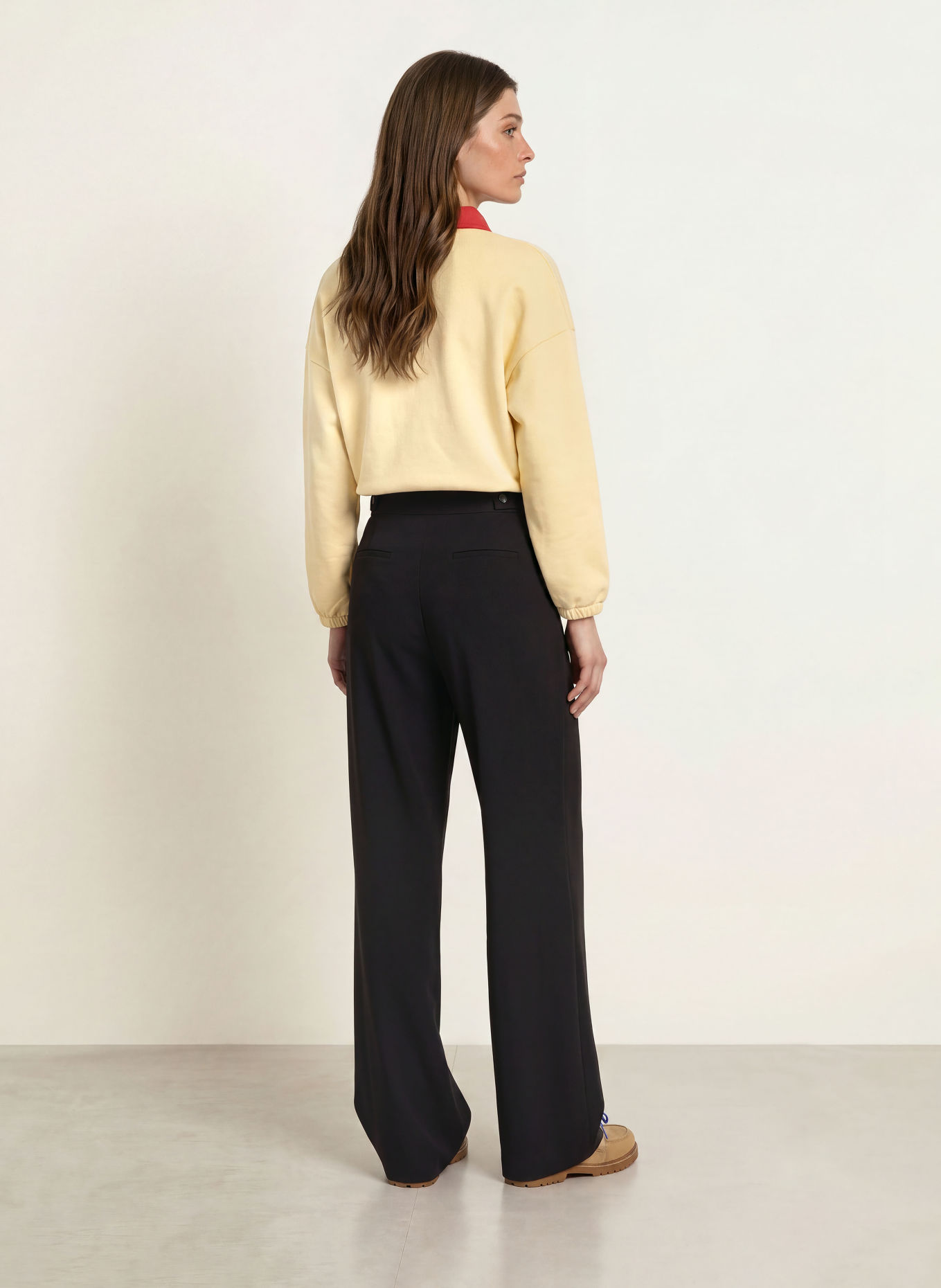 CLAUDIE PIERLOT Spodnie typu Marlena: CZARNY