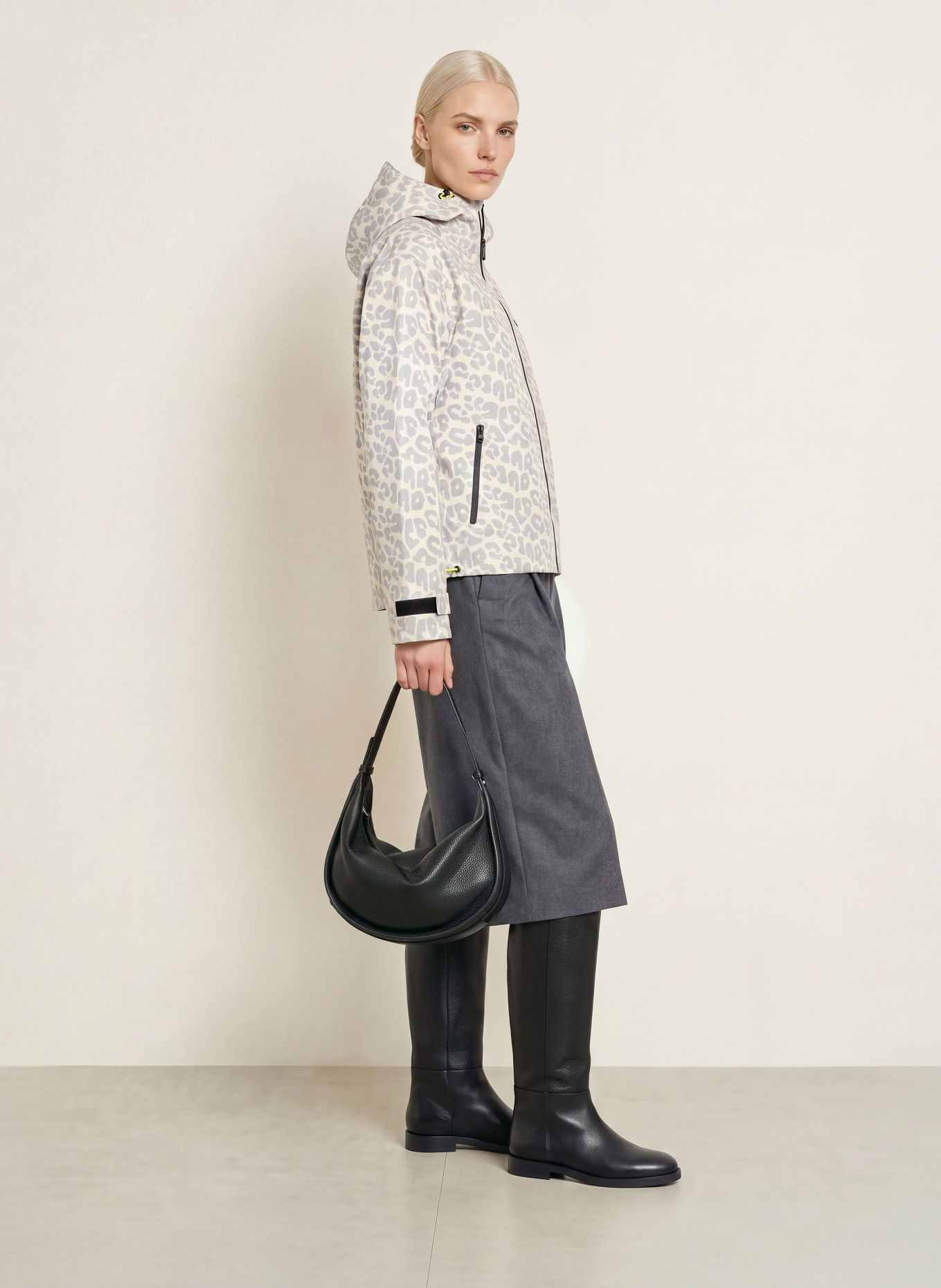VIVI MARI Regenjacke: CREME / GRAU