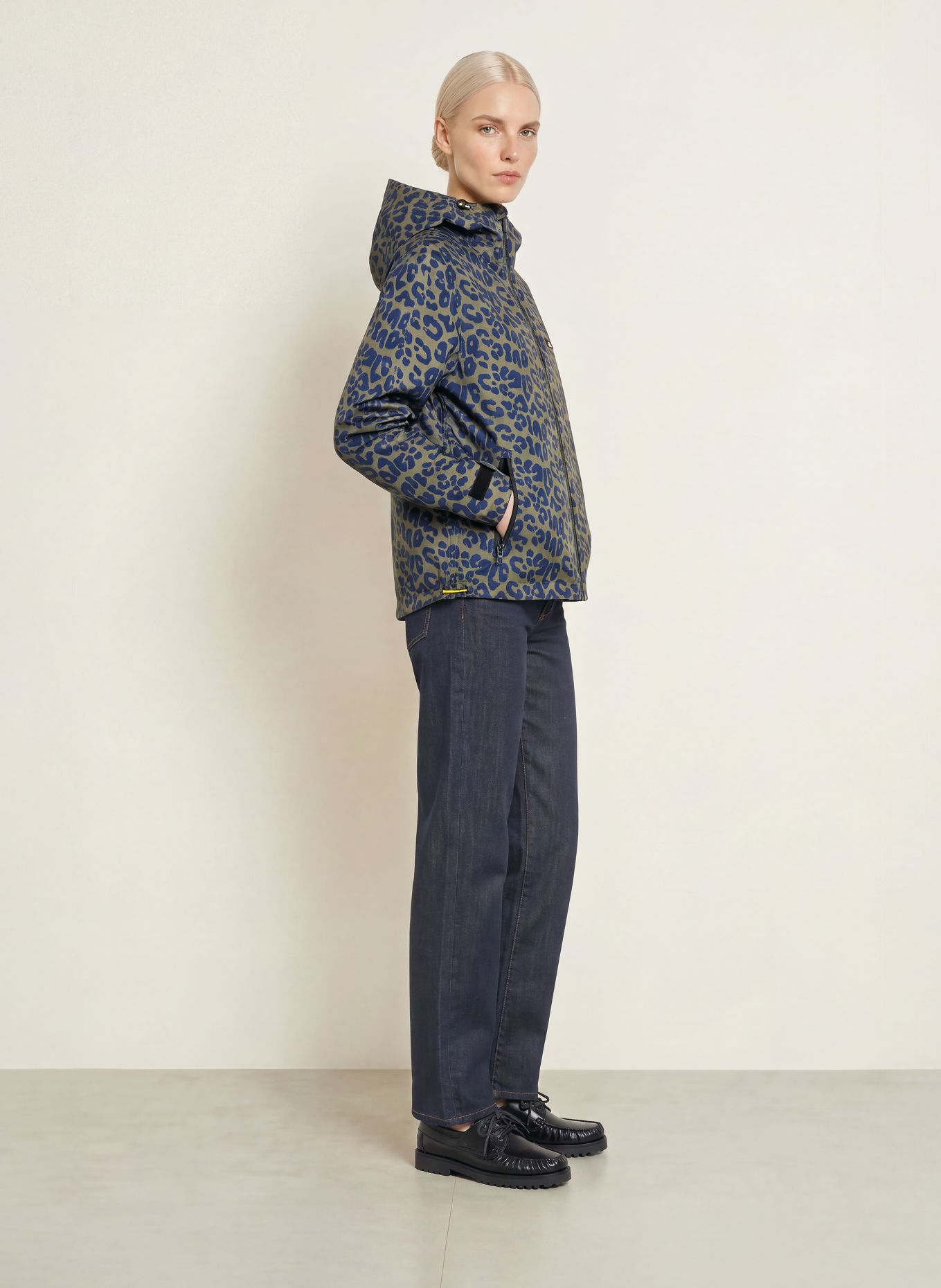 VIVI MARI Regenjacke: OLIV / DUNKELBLAU