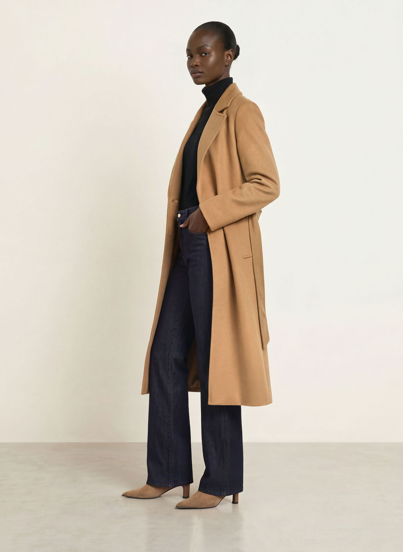 HOBBS Livia Wool Coat: CAMEL