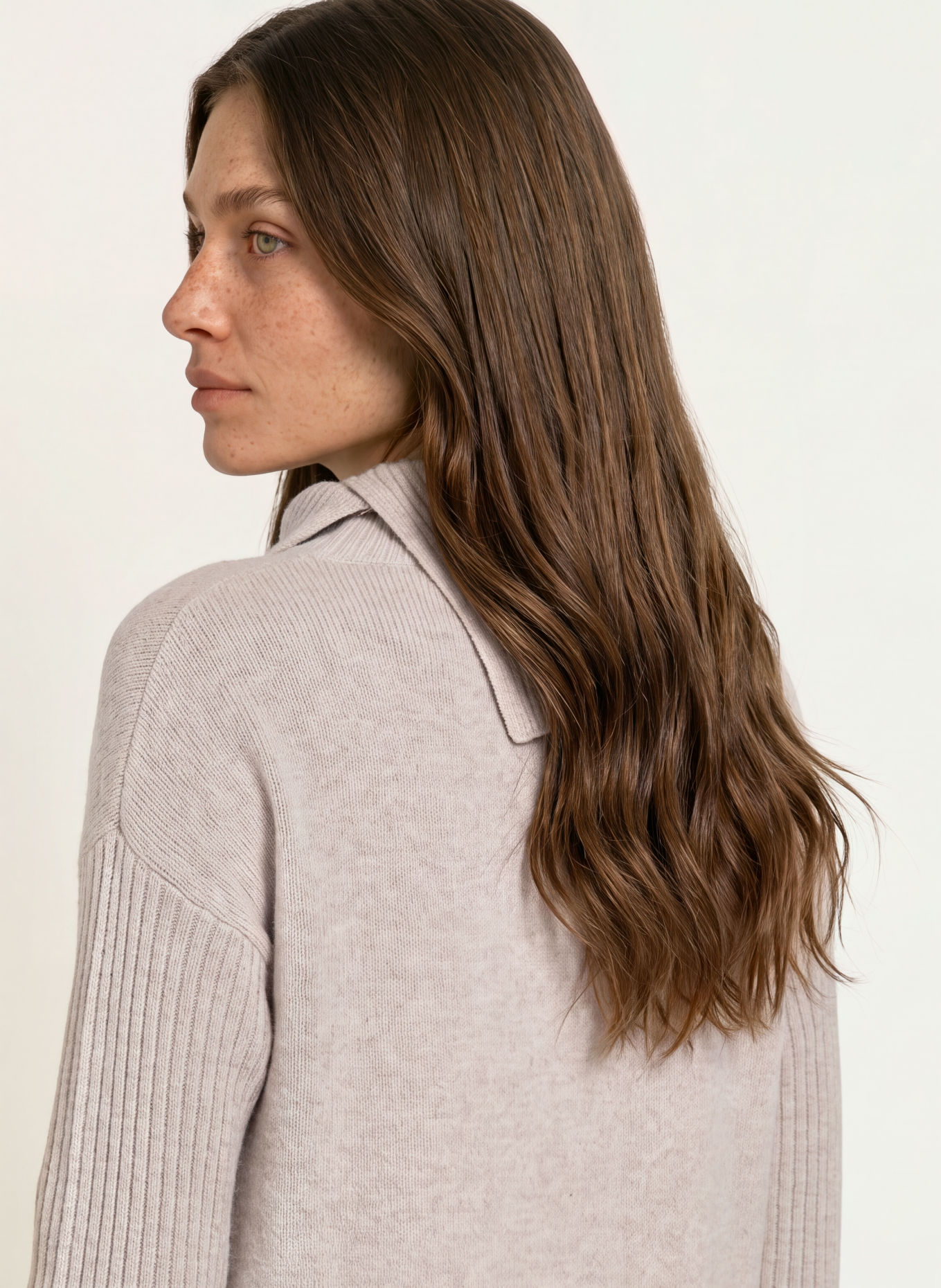 HOBBS IRENE Knit Dress with Merino Wool: BEIGE