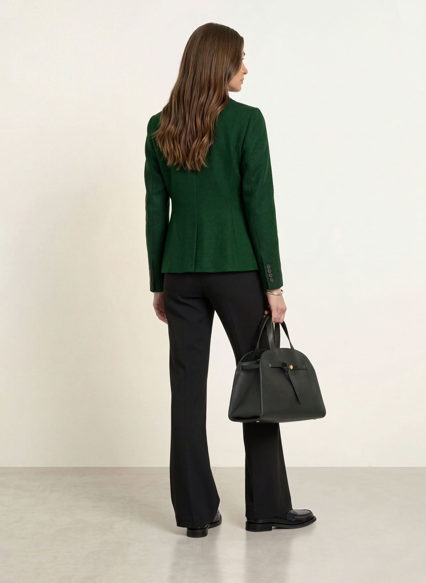 HOBBS Marlenehose PRIM aus Jersey: SCHWARZ