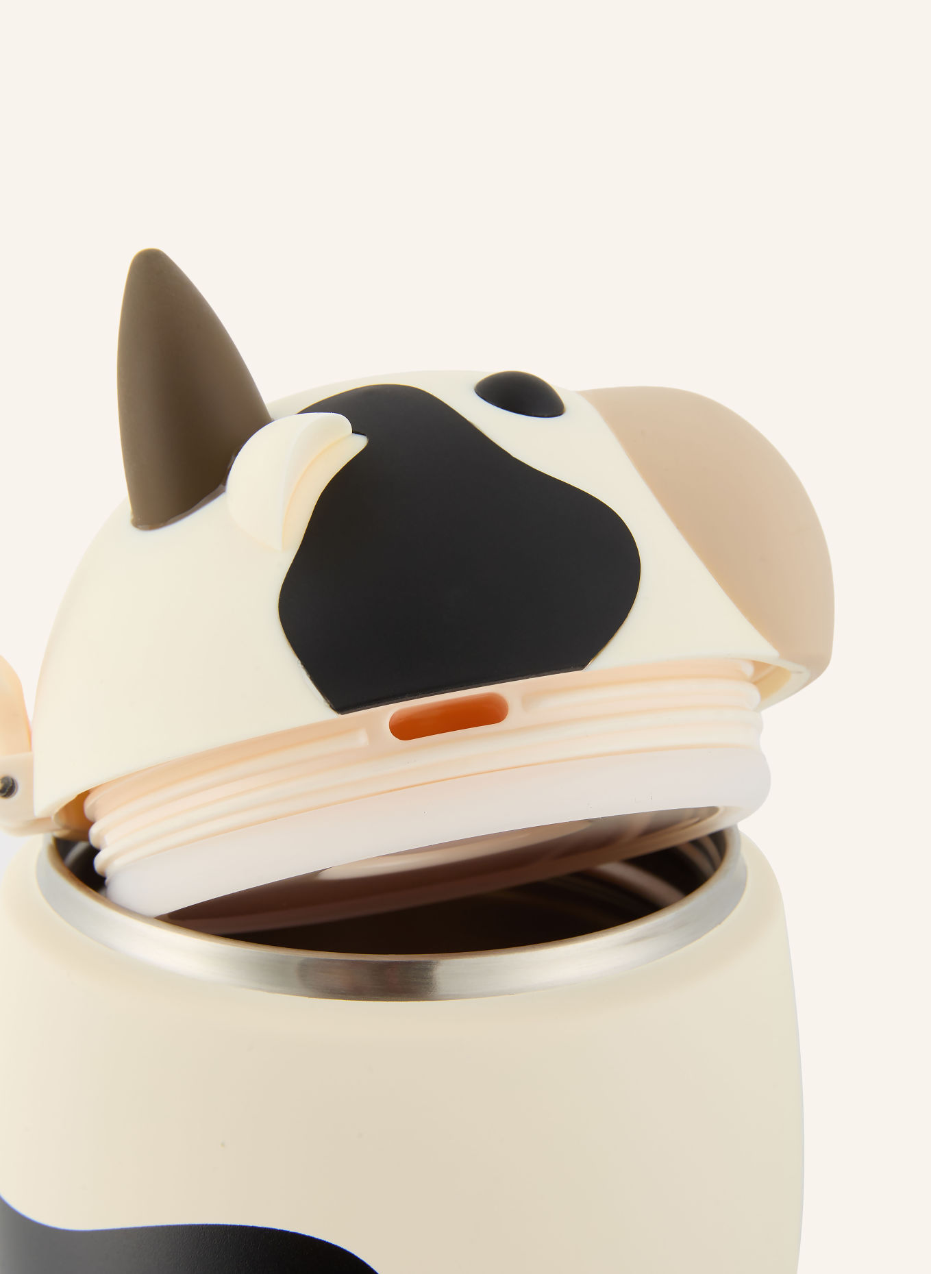 asobu Thermo-Lunchbox BESTIE: SCHWARZ / DUNKELBRAUN / CREME