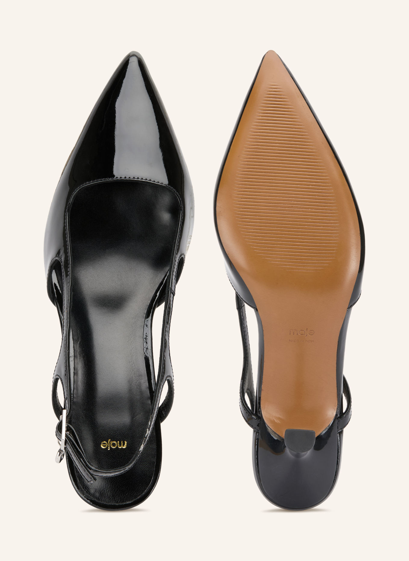 maje Slingpumps: SCHWARZ