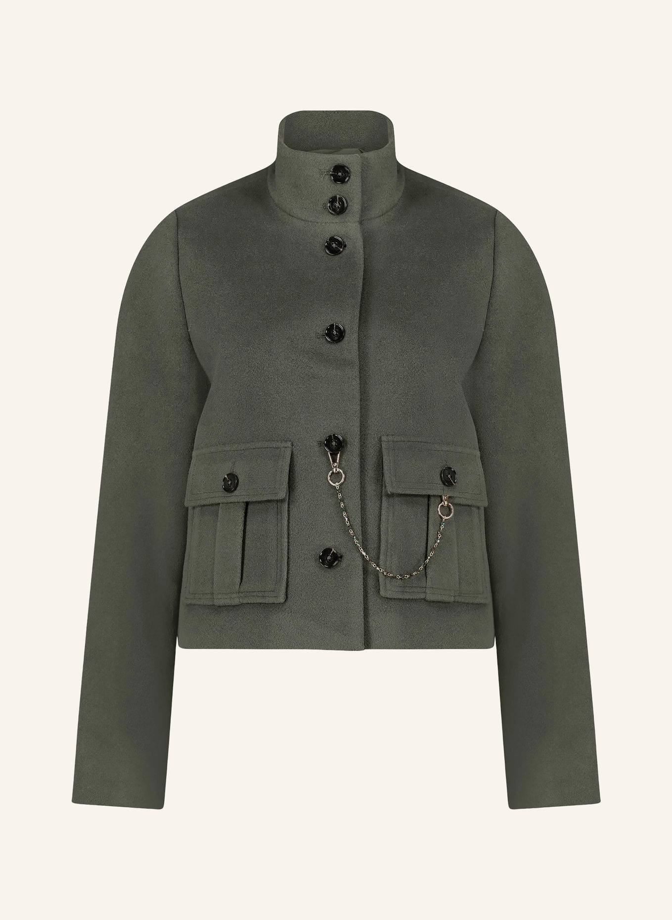 CARTOON Boxy jacket: KHAKI