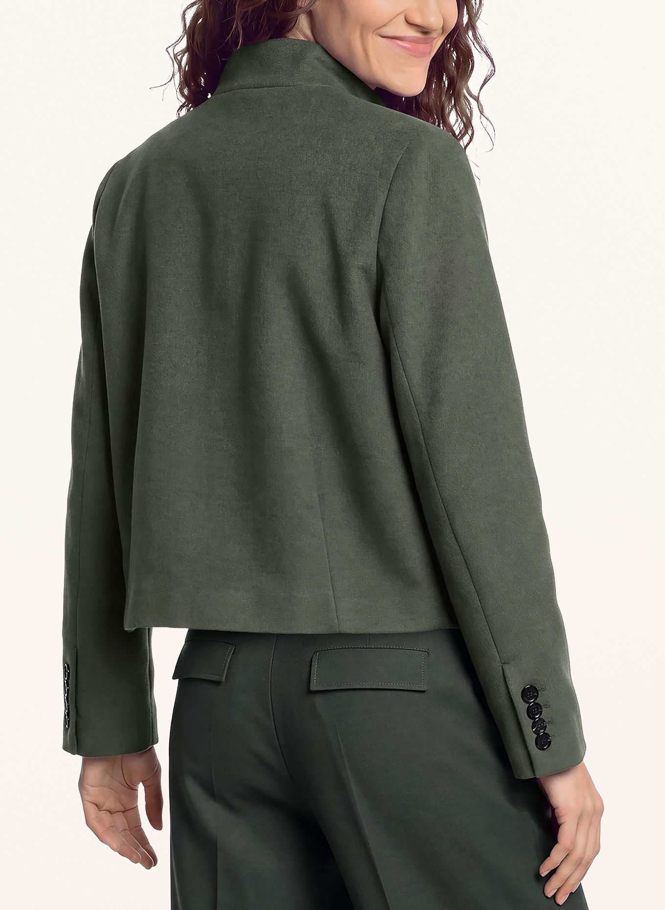 CARTOON Boxy jacket: KHAKI