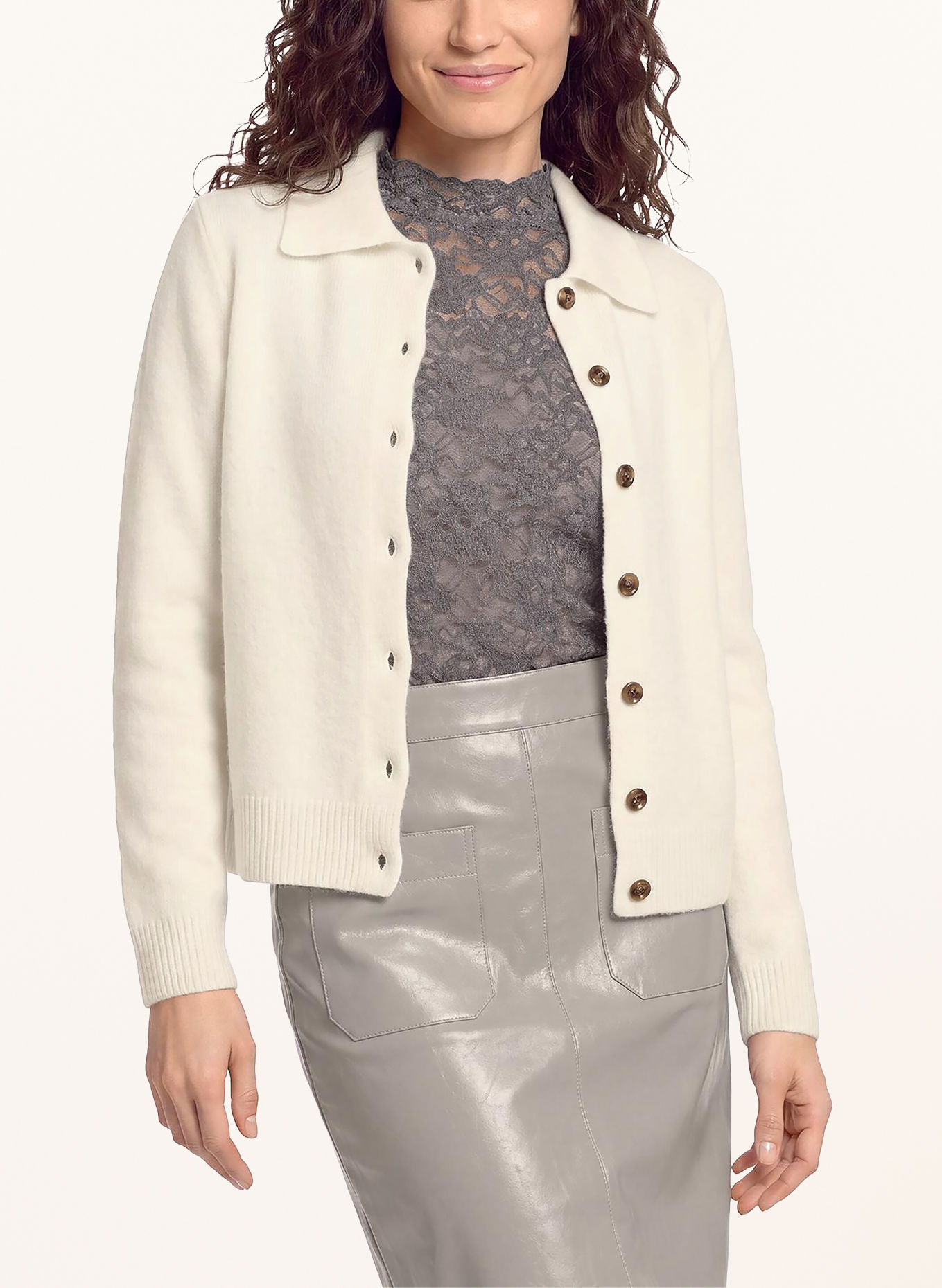 CARTOON Strickjacke: CREME