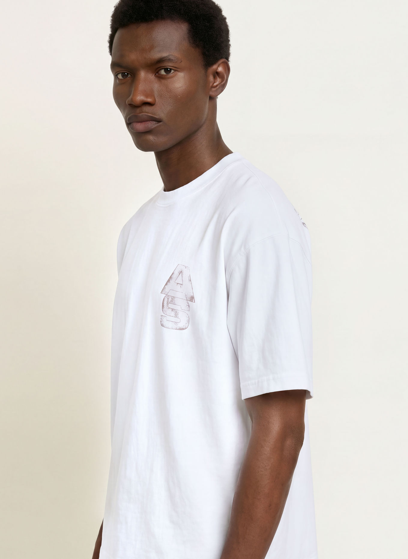 ALLSAINTS ROLLER T-shirt: ECRU
