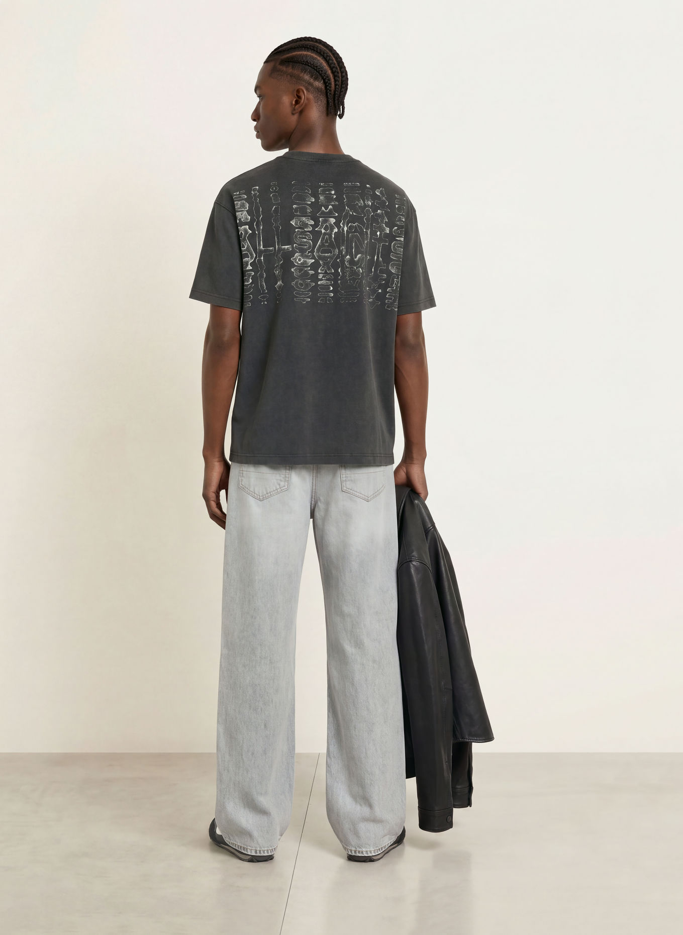 ALLSAINTS T-Shirt ROLLER: SCHWARZ
