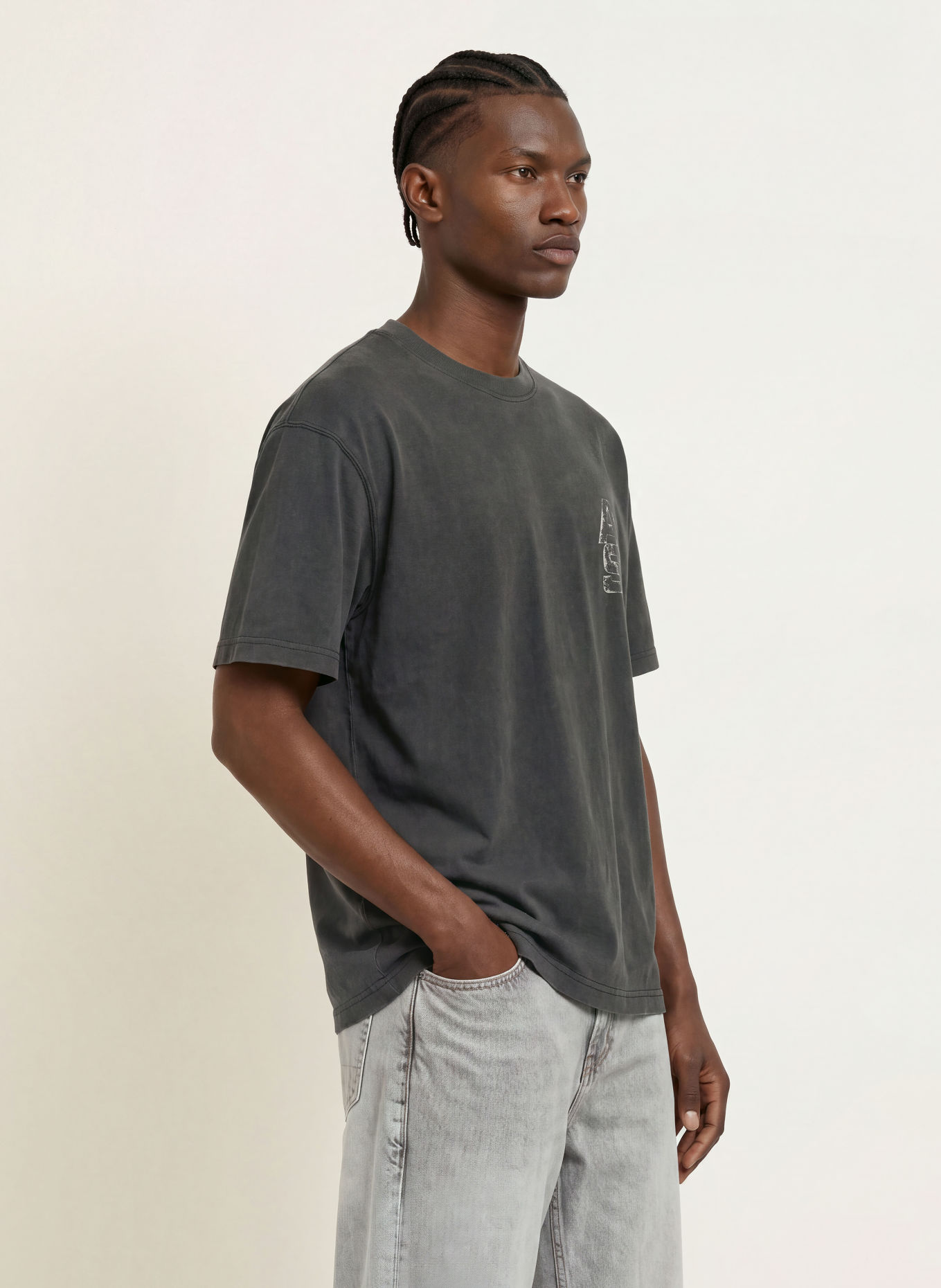 ALLSAINTS T-Shirt ROLLER: SCHWARZ