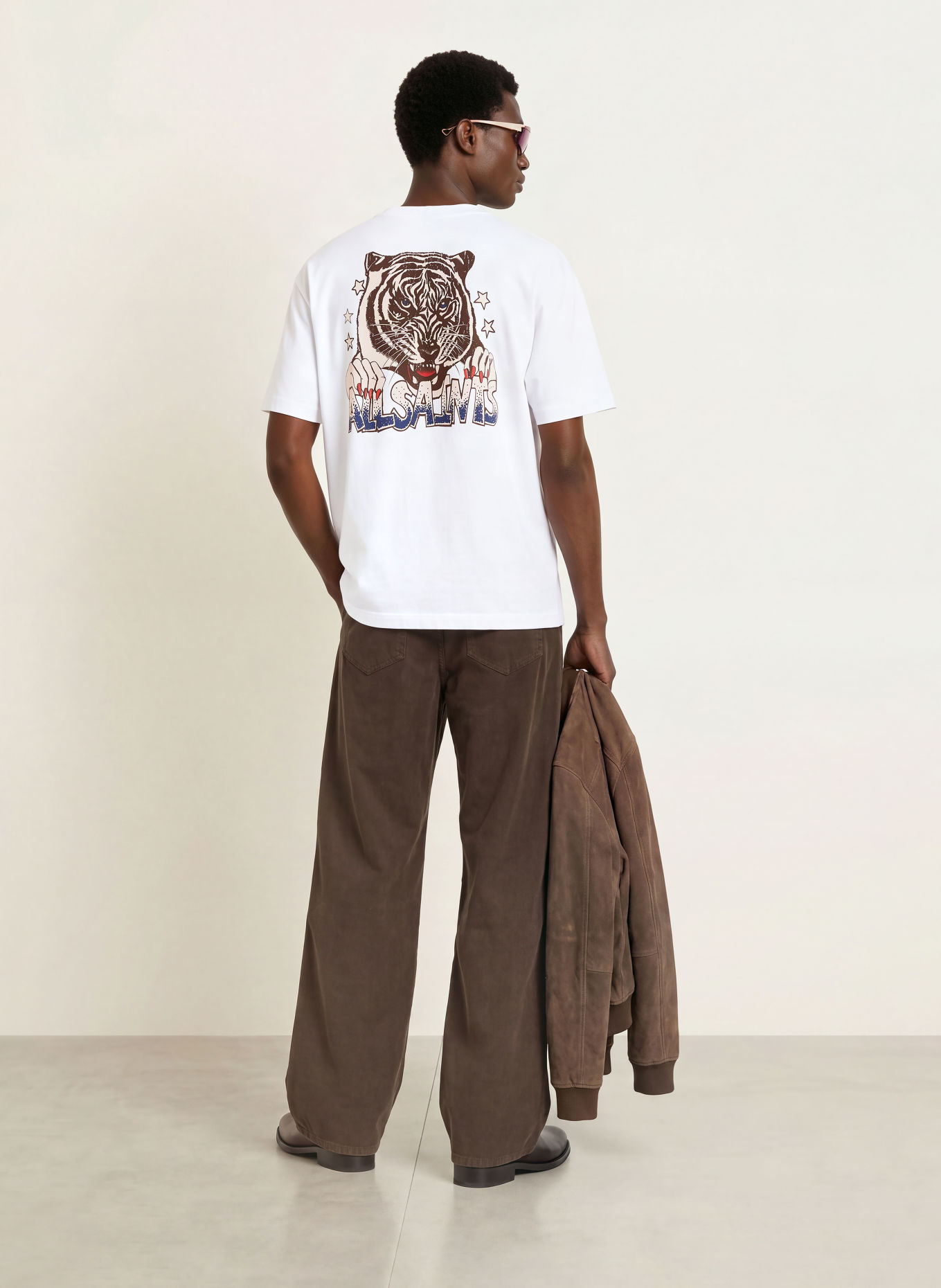 ALLSAINTS T-Shirt TIGRESS: WEISS