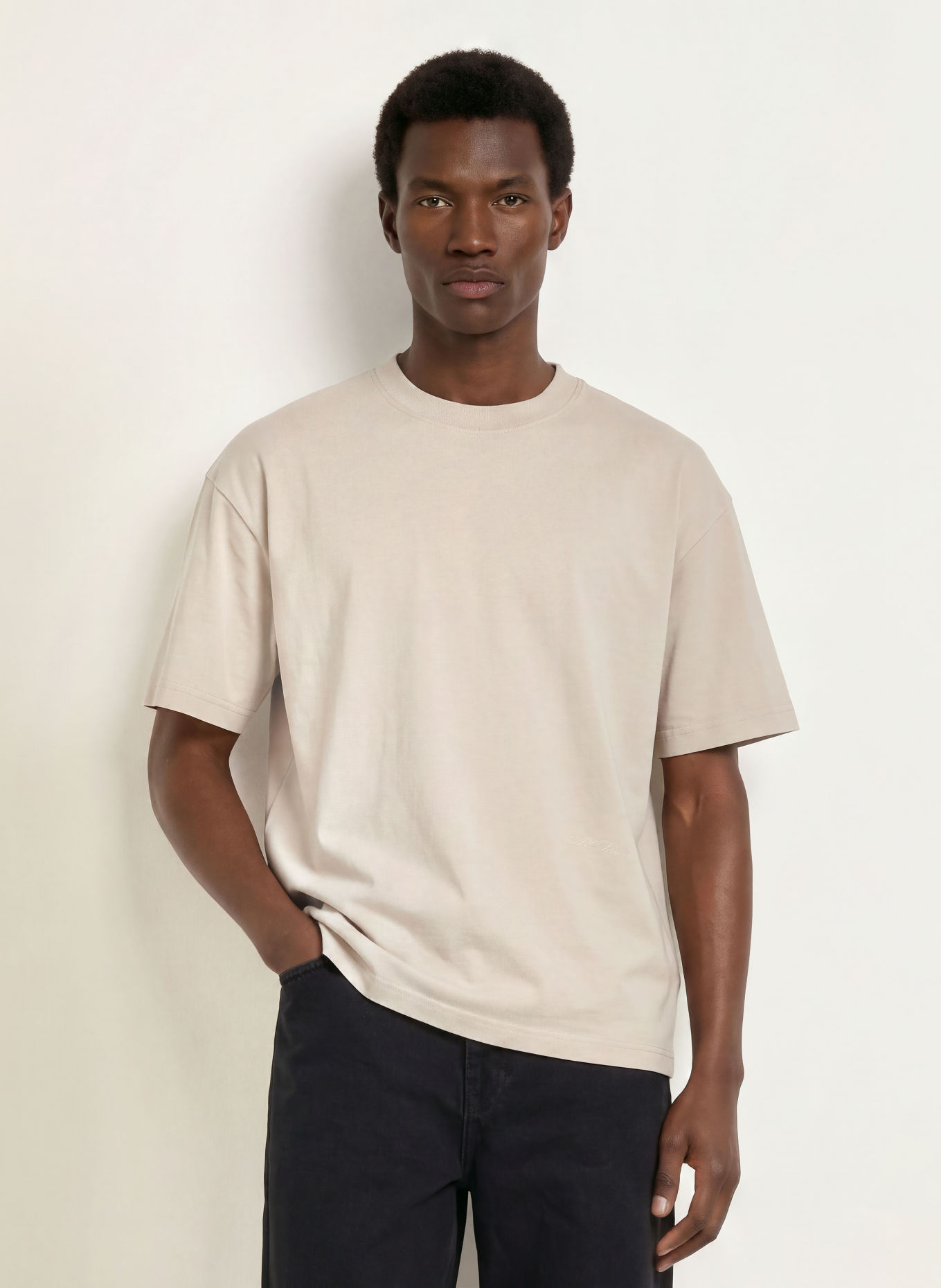 ALLSAINTS MADDOX T-shirt: BEIGE
